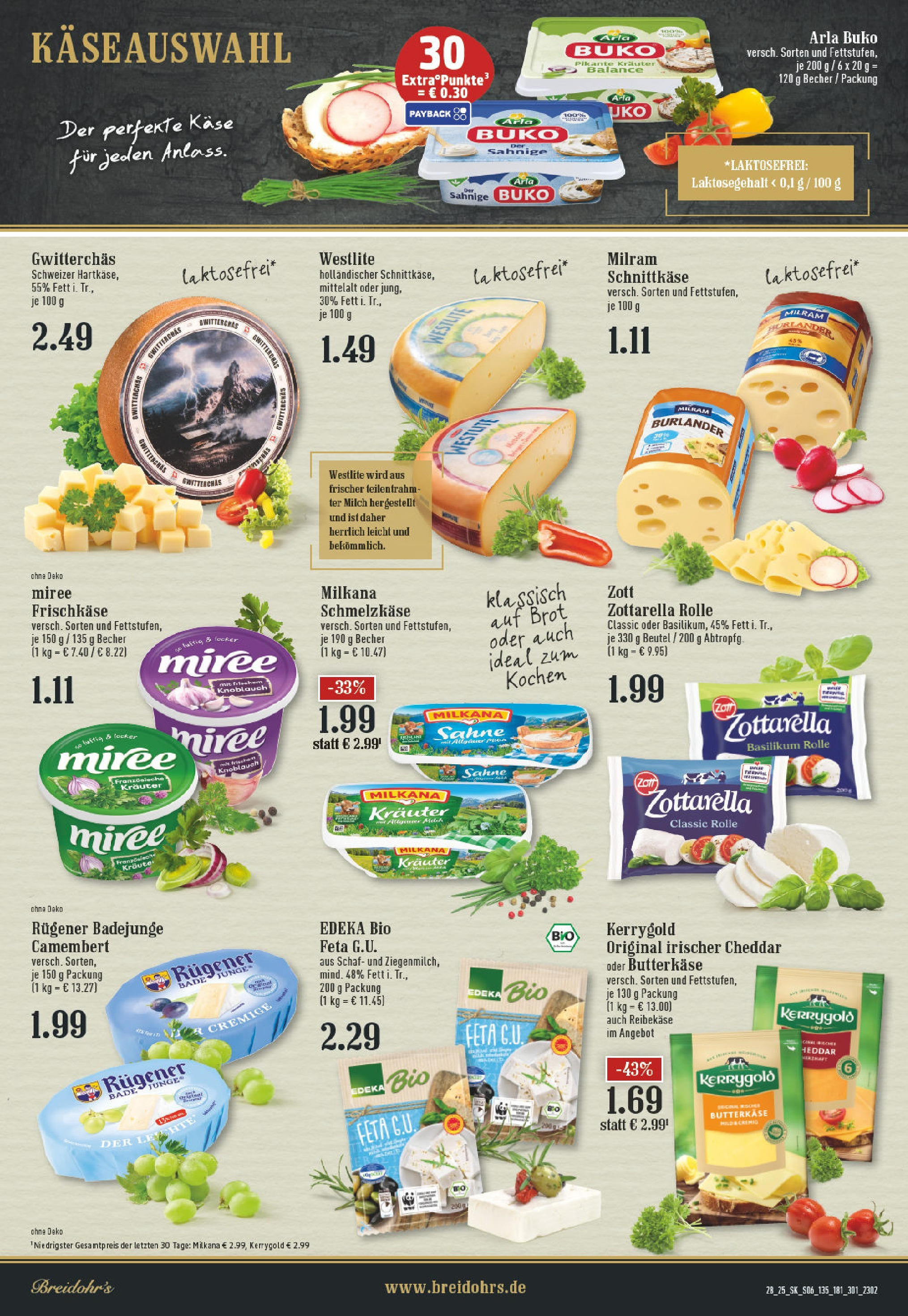 Edeka prospekt Bergisch Gladbach	 (ab 06.07.2025) » Angebote Online | Seite: 6 | Produkte: Milch, Brot, Sahne, Frischkase