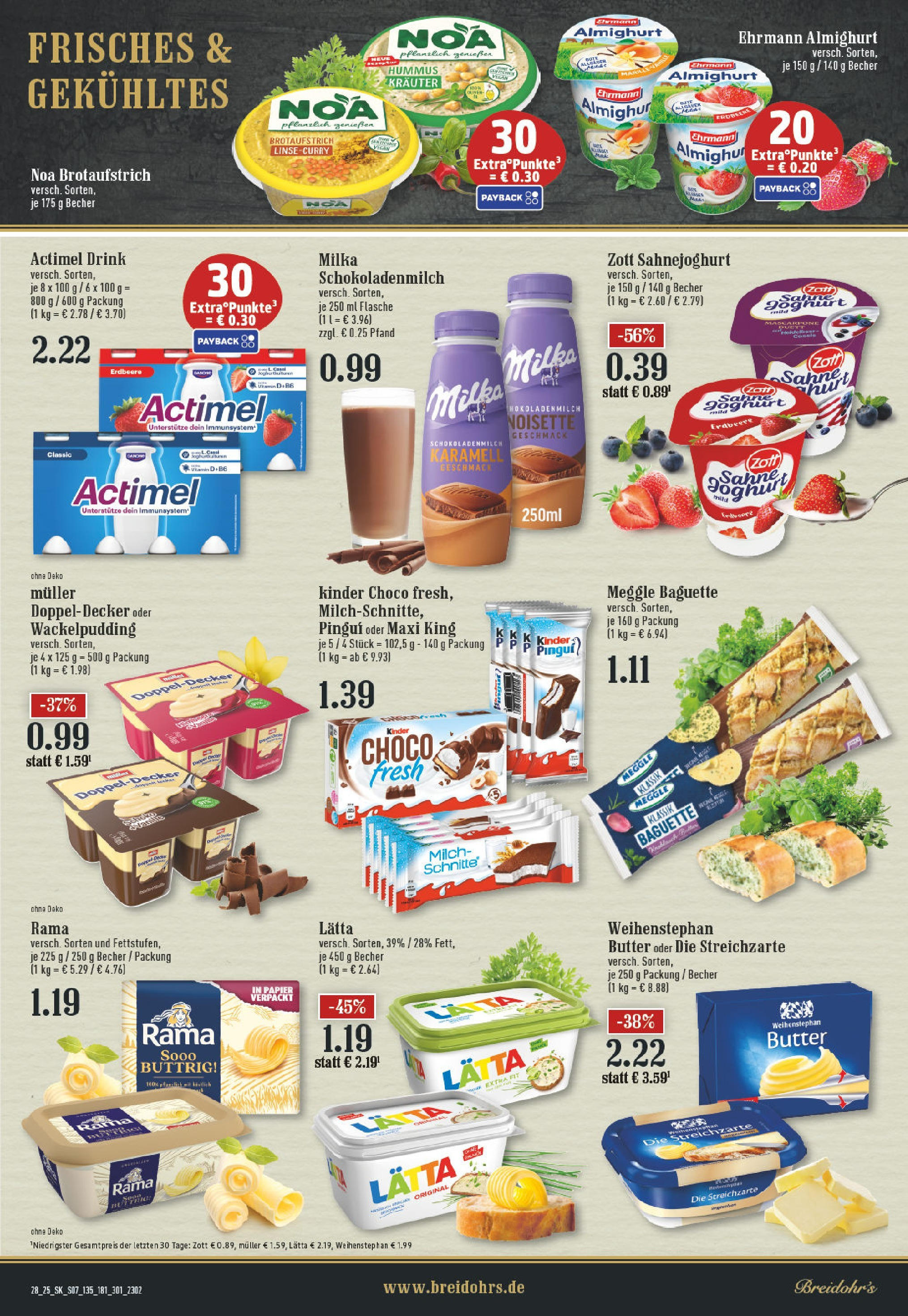 Edeka prospekt Bergisch Gladbach	 (ab 06.07.2025) » Angebote Online | Seite: 7 | Produkte: Ehrmann almighurt, Butter, Milka, Weihenstephan butter