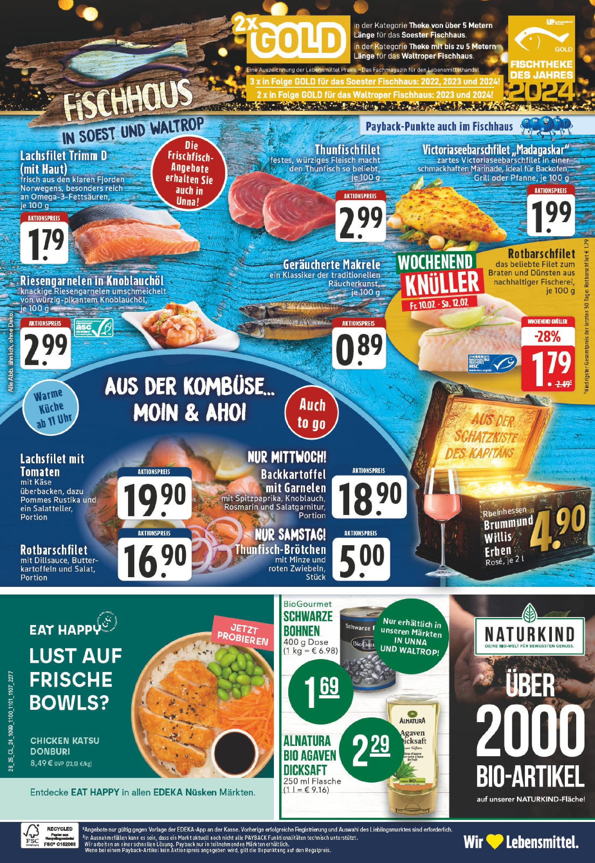 Edeka prospekt Soest	 (ab 06.07.2025) » Angebote Online | Seite: 24 | Produkte: Käse, Thunfisch, Kartoffeln, Fleisch