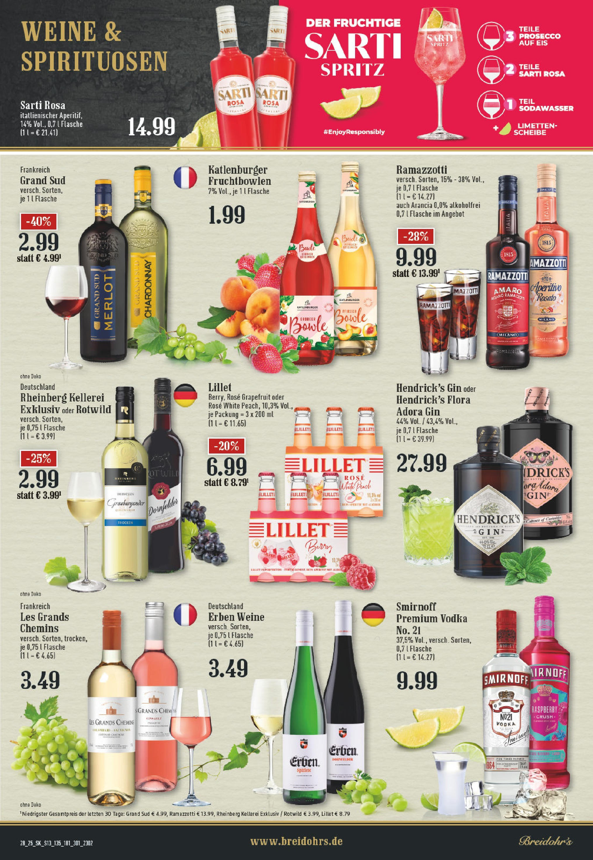 Edeka prospekt Bergisch Gladbach	 (ab 06.07.2025) » Angebote Online | Seite: 13 | Produkte: Prosecco, Smirnoff, Vodka, Gin