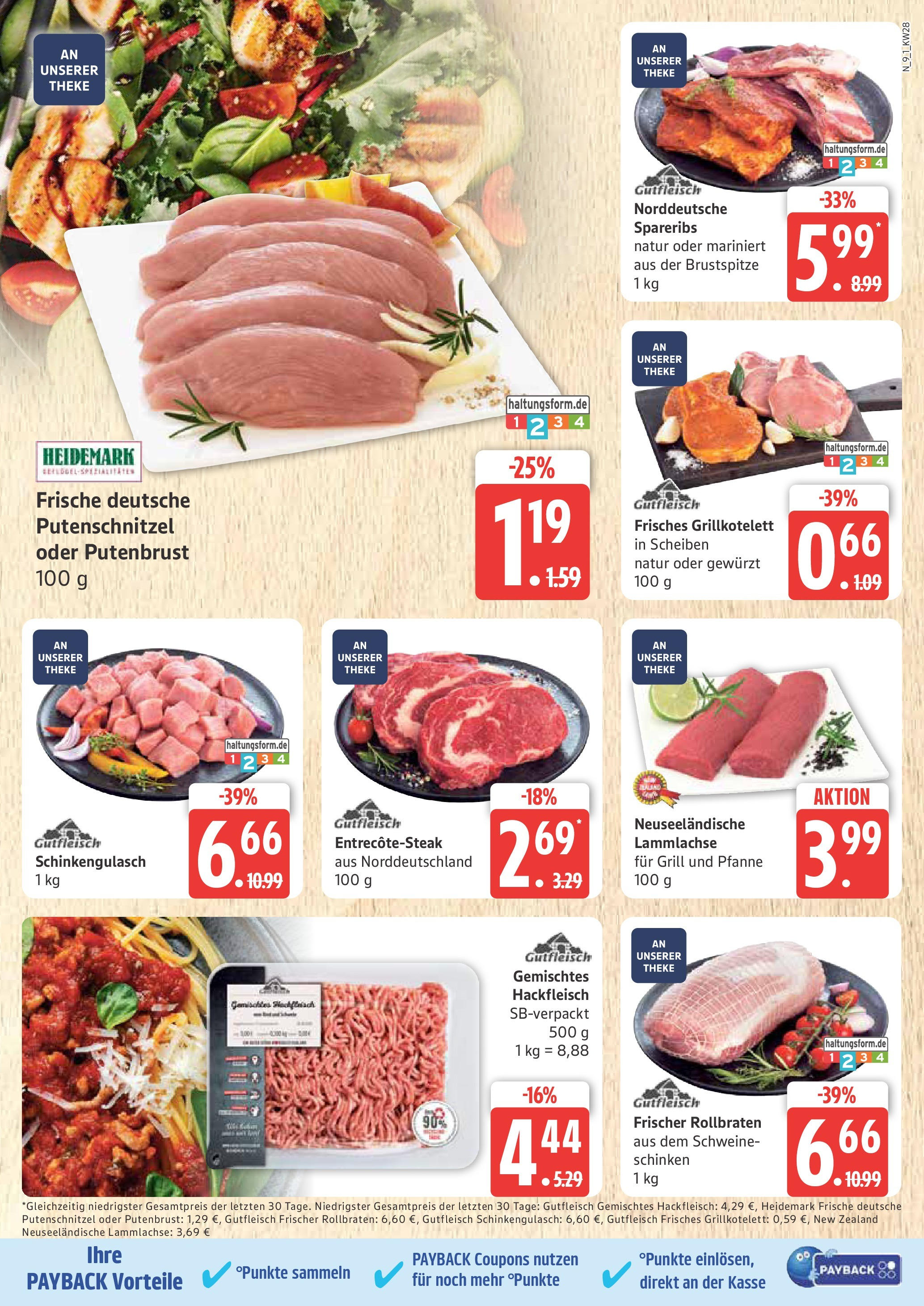 Marktkauf - Marktkauf: Wochenangebote (ab 06.07.2025) » Angebote online | Seite: 9 | Produkte: Grill, Theke, Putenschnitzel, Schinken