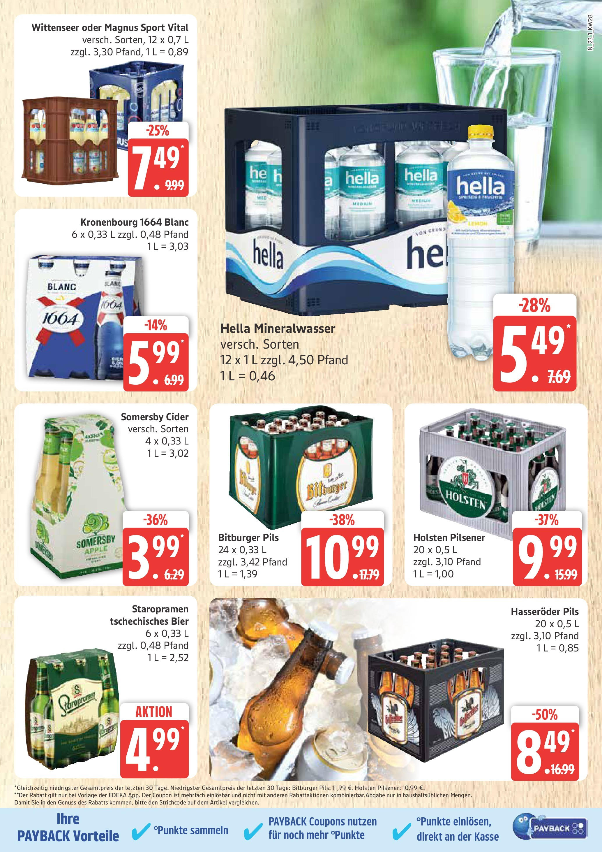 Marktkauf - Marktkauf: Wochenangebote (ab 06.07.2025) » Angebote online | Seite: 23 | Produkte: Bitburger, Mineralwasser, Apple, Hasseröder
