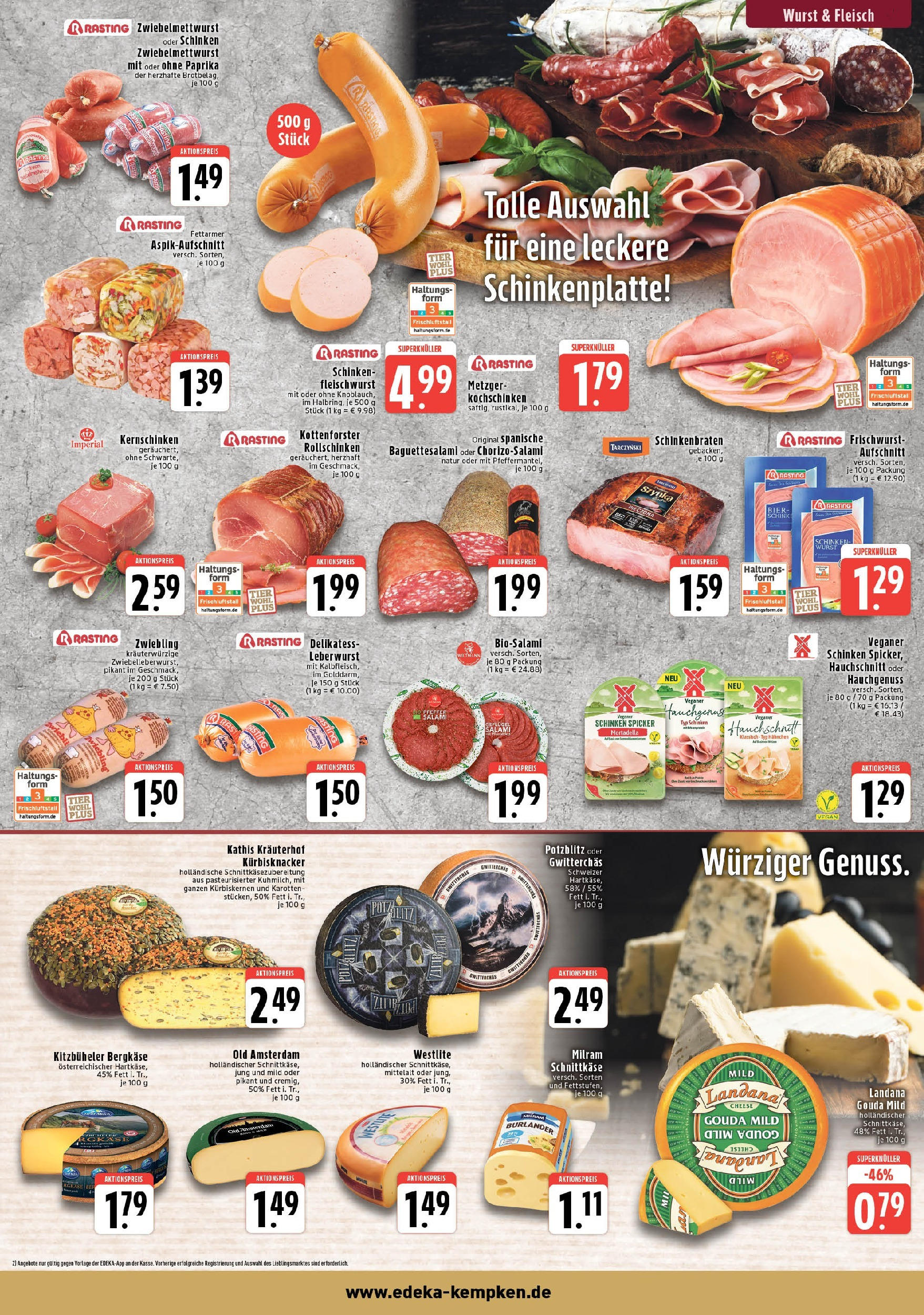 Edeka prospekt Krefeld	 (ab 06.07.2025) » Angebote Online | Seite: 3 | Produkte: Bier, Gouda, Salami, Fleisch