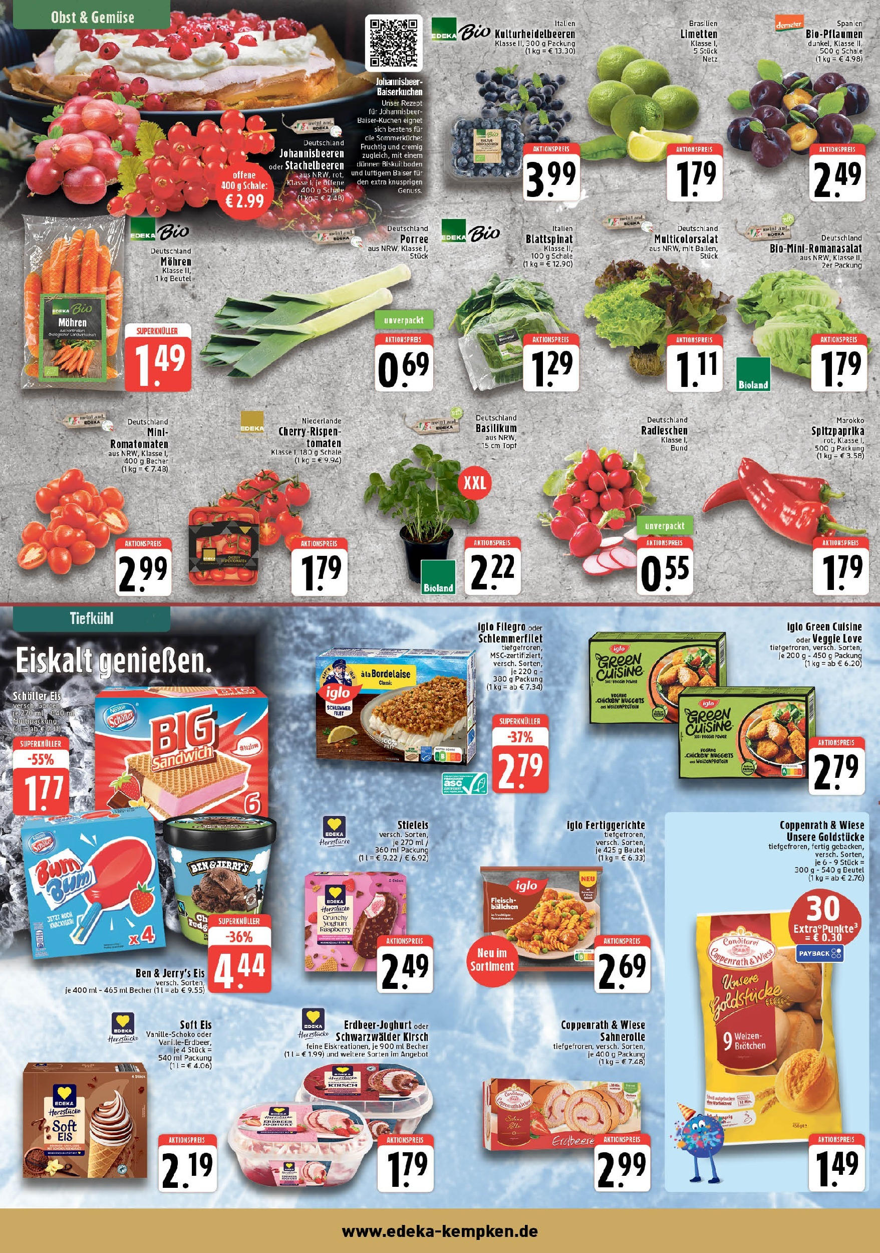 Edeka prospekt Krefeld	 (ab 06.07.2025) » Angebote Online | Seite: 4 | Produkte: Tomaten, Ben & Jerry's, Obst, Fleisch