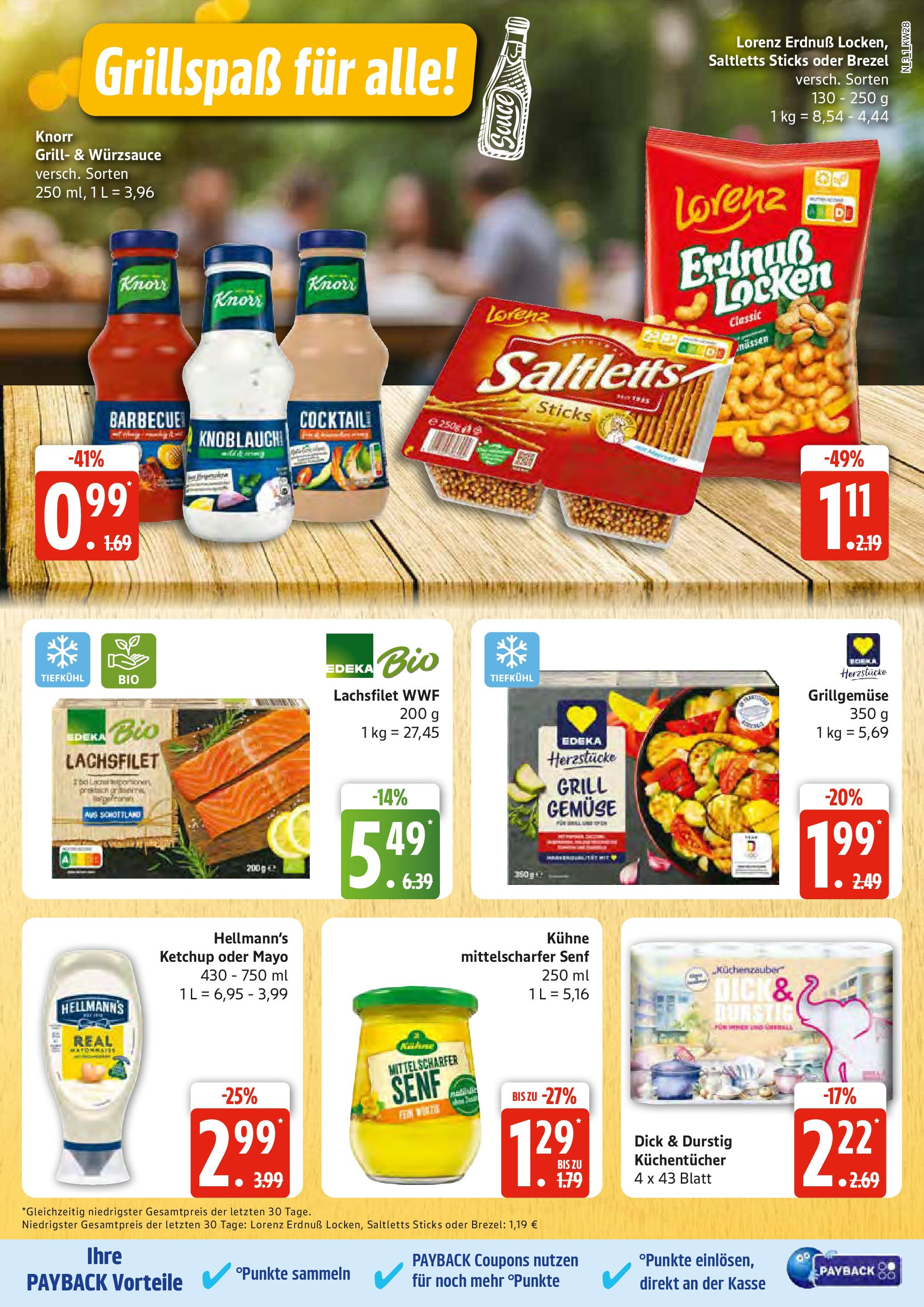 Edeka prospekt Rostock	 (ab 06.07.2025) » Angebote Online | Seite: 3 | Produkte: Grill, Knorr, Gemüse, Ketchup