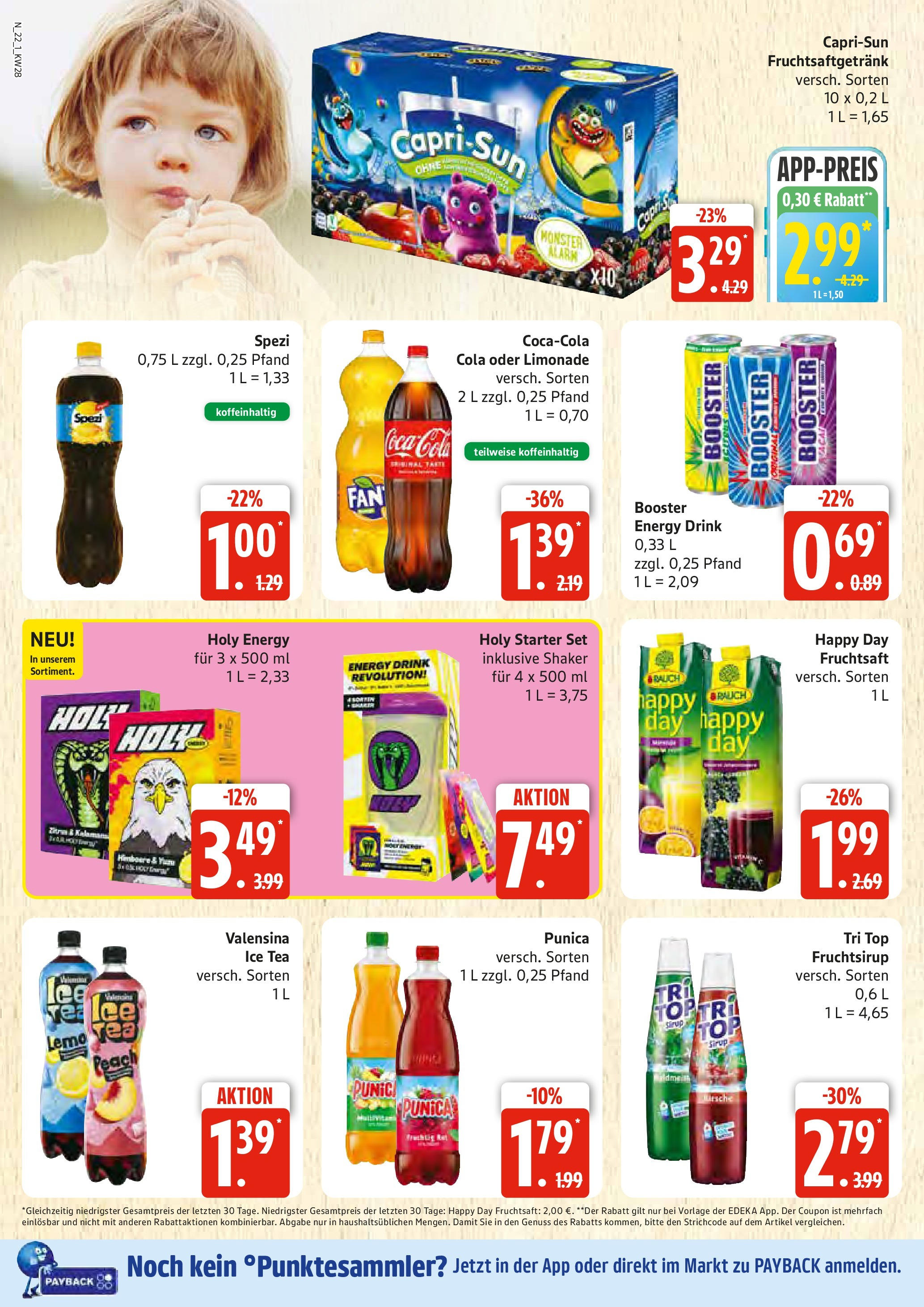 Edeka prospekt Rostock	 (ab 06.07.2025) » Angebote Online | Seite: 22 | Produkte: Top, Limonade, Sirup, Fruchtsaft