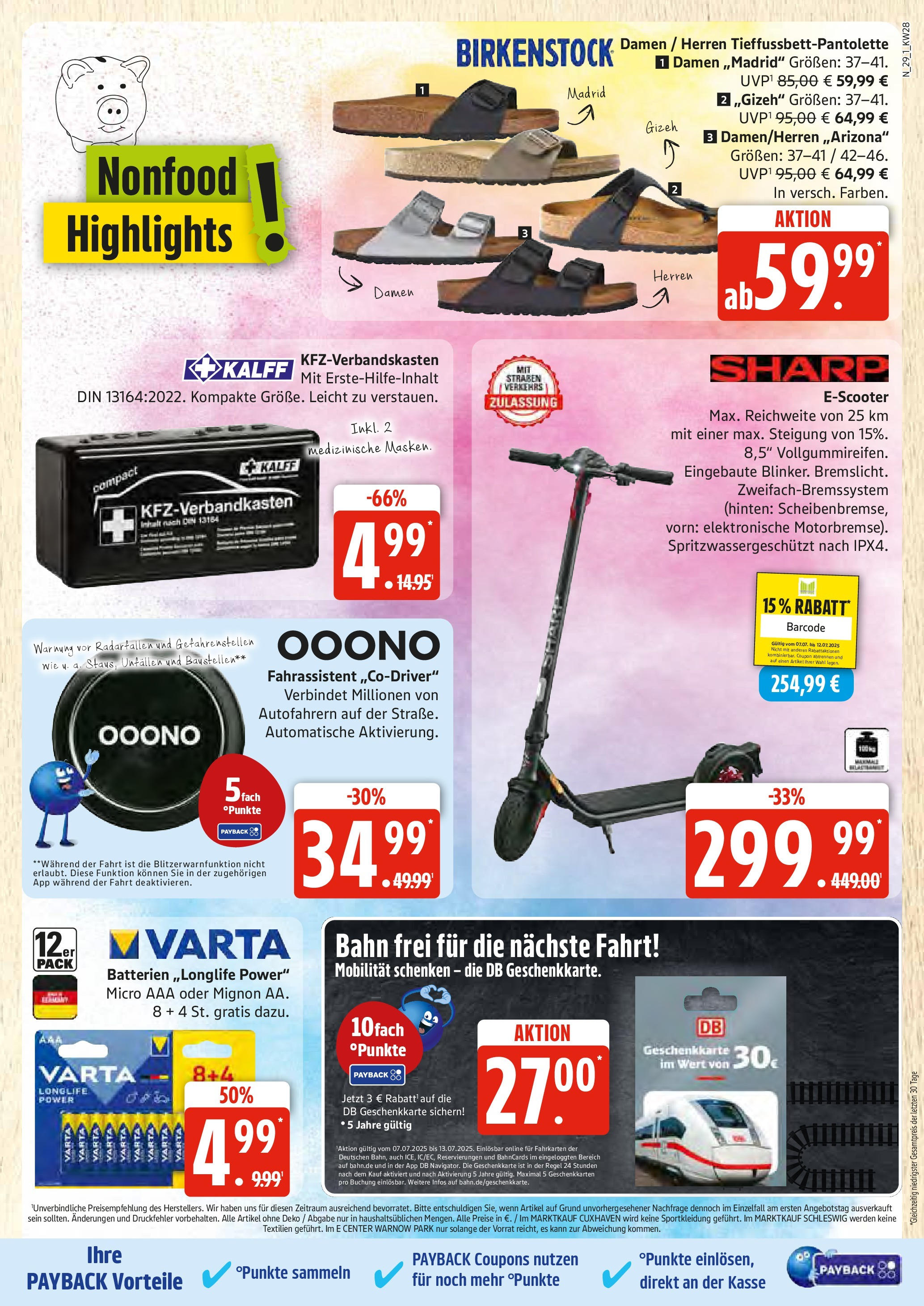 Edeka prospekt Rostock	 (ab 06.07.2025) » Angebote Online | Seite: 29 | Produkte: Batterien, Scooter, E-Scooter