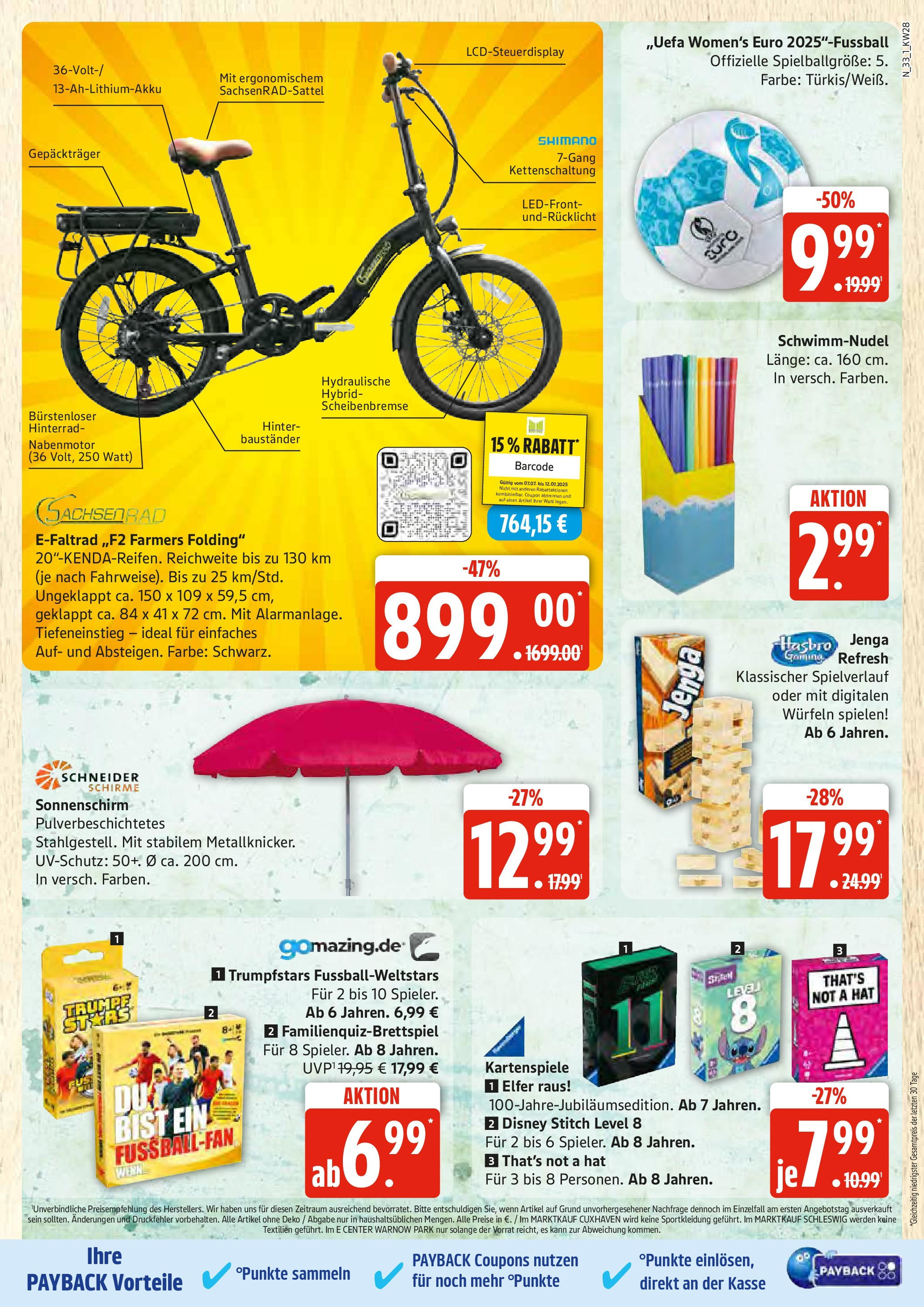 Edeka prospekt Rostock	 (ab 06.07.2025) » Angebote Online | Seite: 33 | Produkte: Sonnenschirm