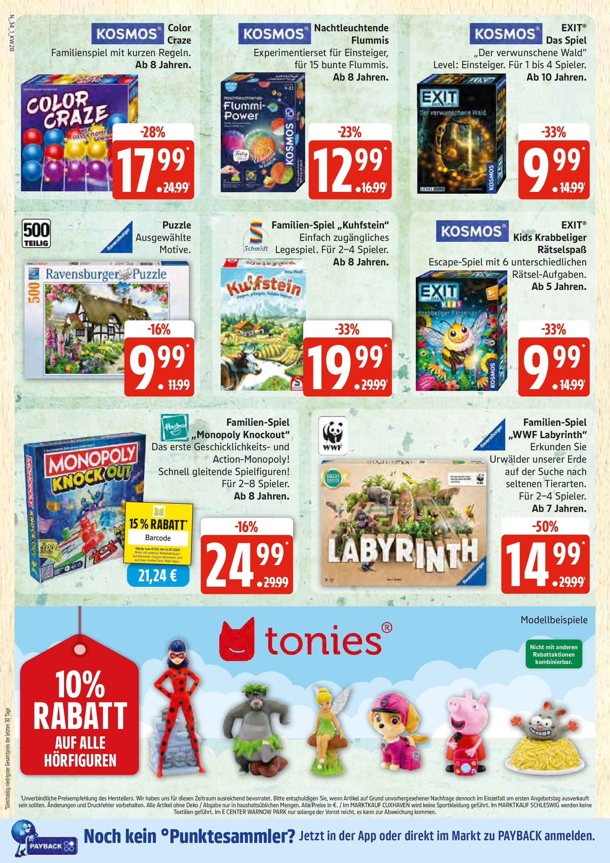 Edeka prospekt Rostock	 (ab 06.07.2025) » Angebote Online | Seite: 34 | Produkte: Spiel