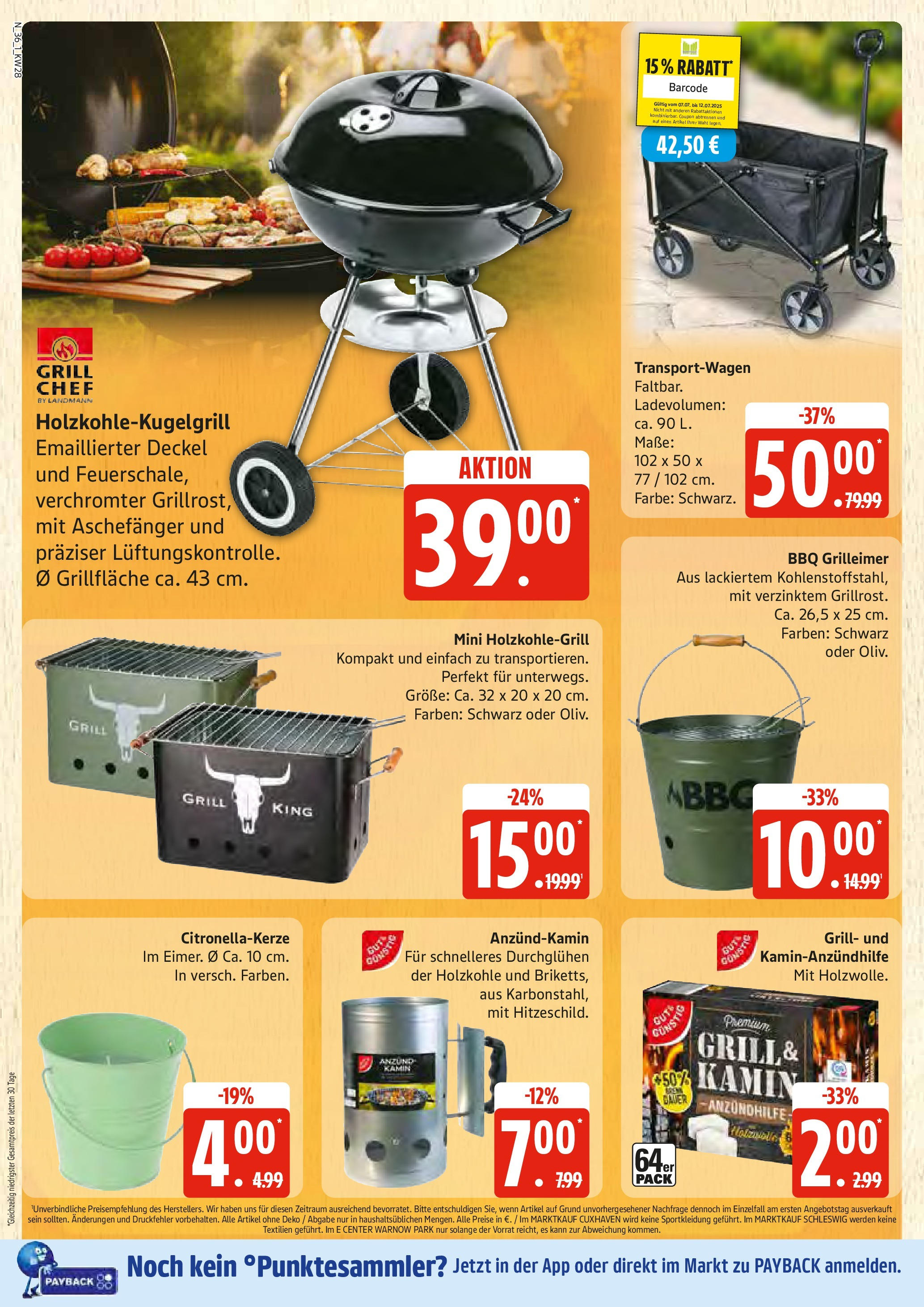 Edeka prospekt Rostock	 (ab 06.07.2025) » Angebote Online | Seite: 36 | Produkte: Grill, Kamin