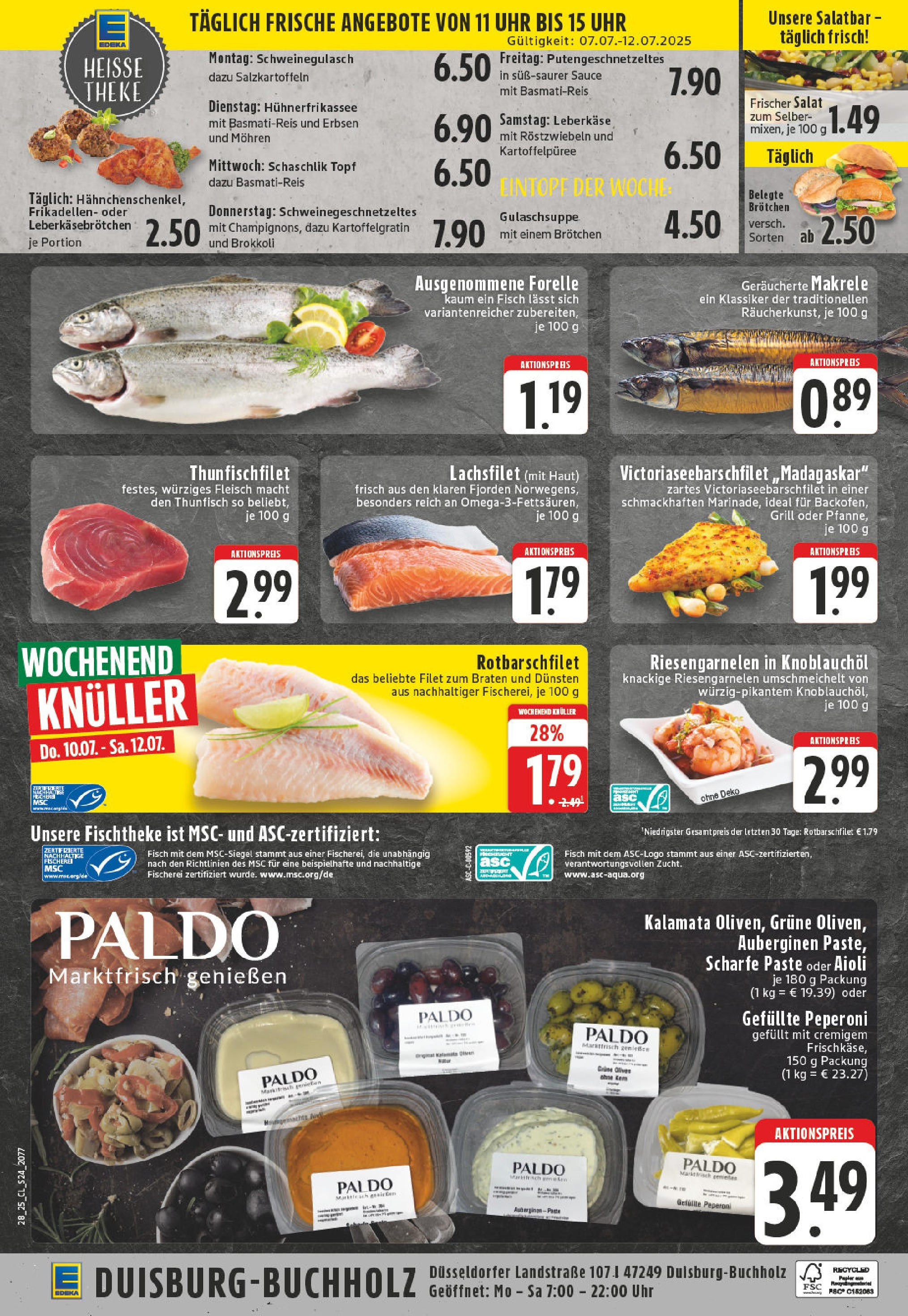 Edeka prospekt Duisburg	 (ab 06.07.2025) » Angebote Online | Seite: 24 | Produkte: Basmatireis, Thunfisch, Mohren, Salat