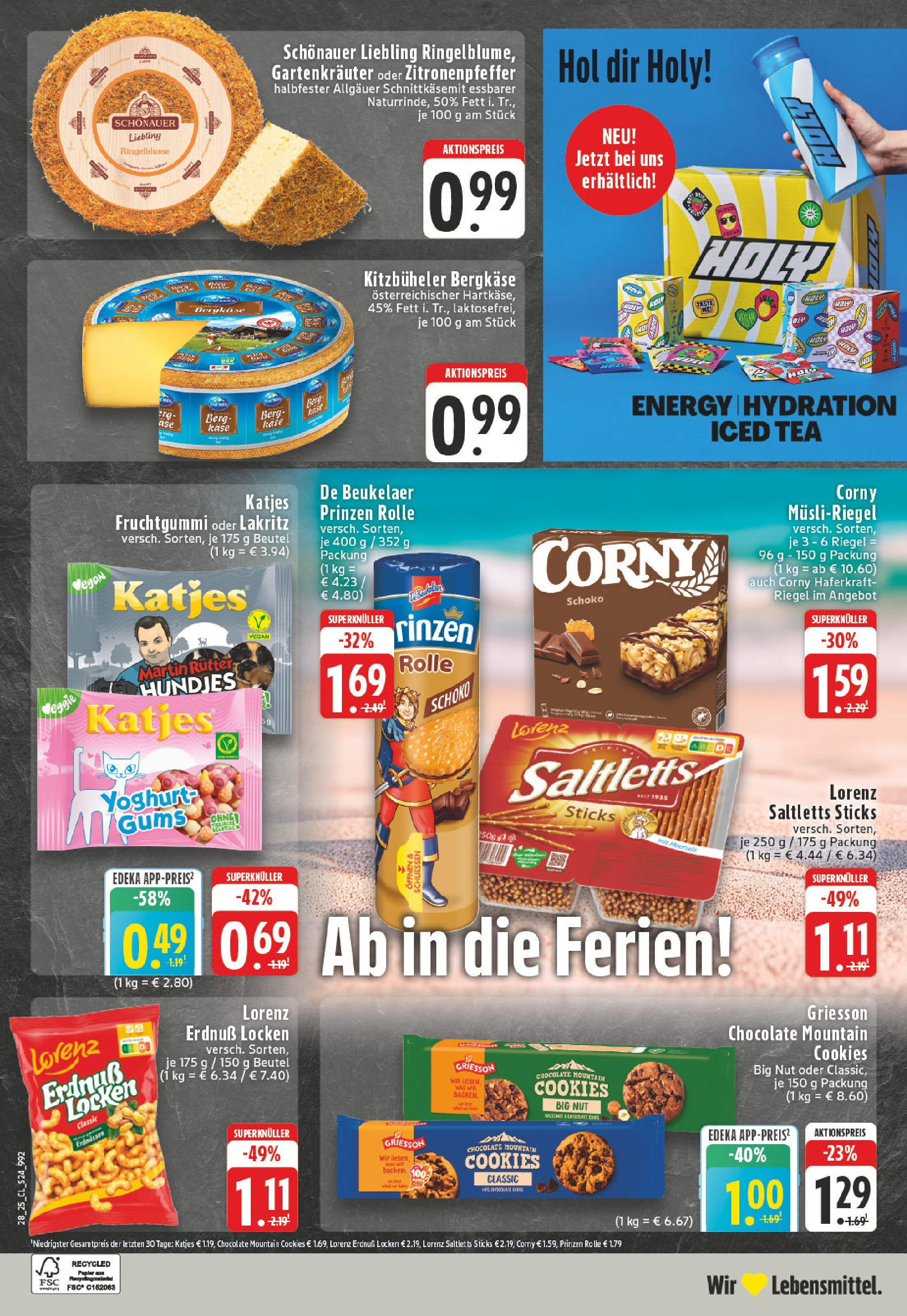 Edeka prospekt Köln-Lindenthal	 (ab 06.07.2025) » Angebote Online | Seite: 24 | Produkte: Energy, Käse, Katjes