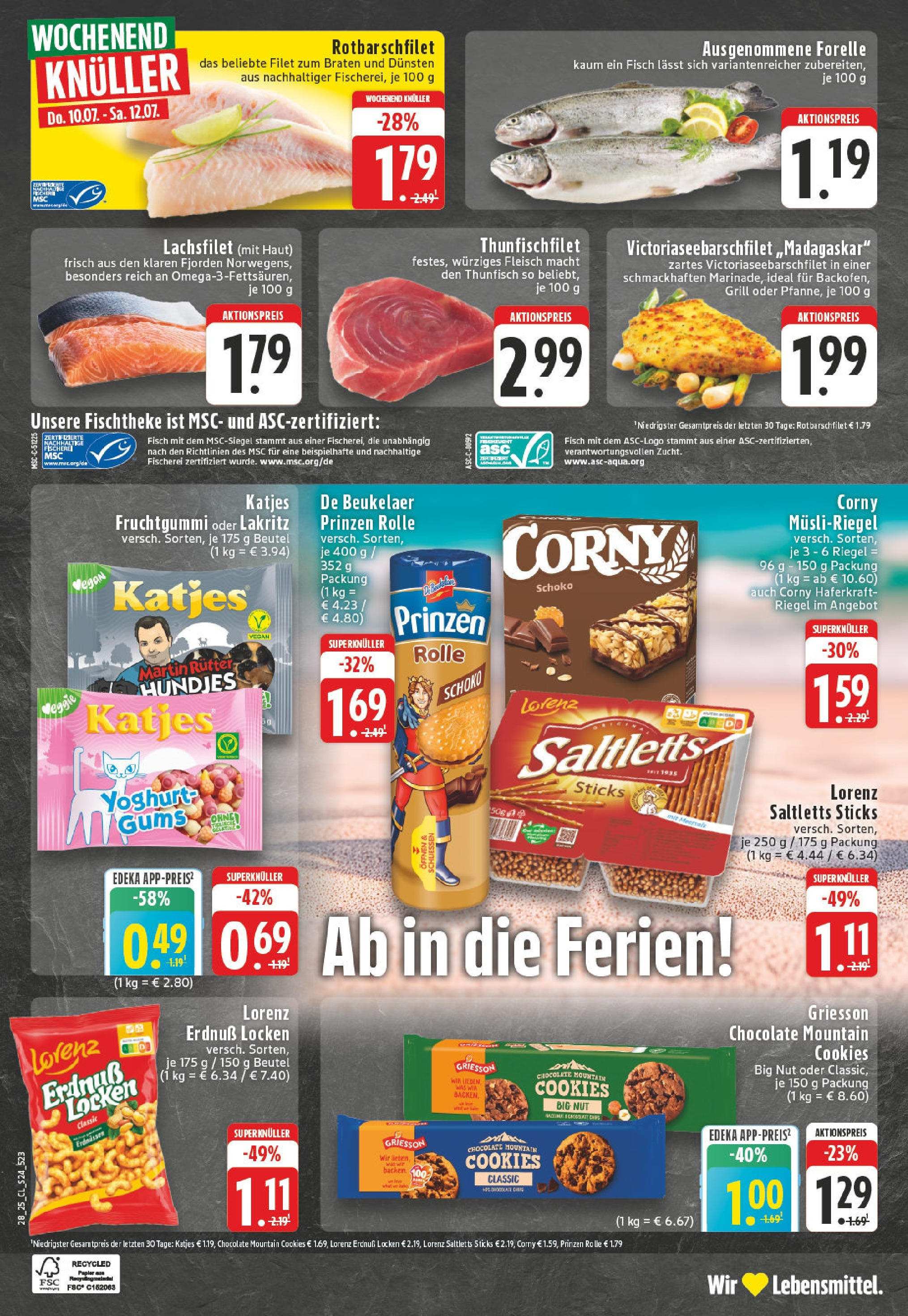 Edeka prospekt Vreden	 (ab 06.07.2025) » Angebote Online | Seite: 24 | Produkte: Grill, Thunfisch, Fisch, Fleisch