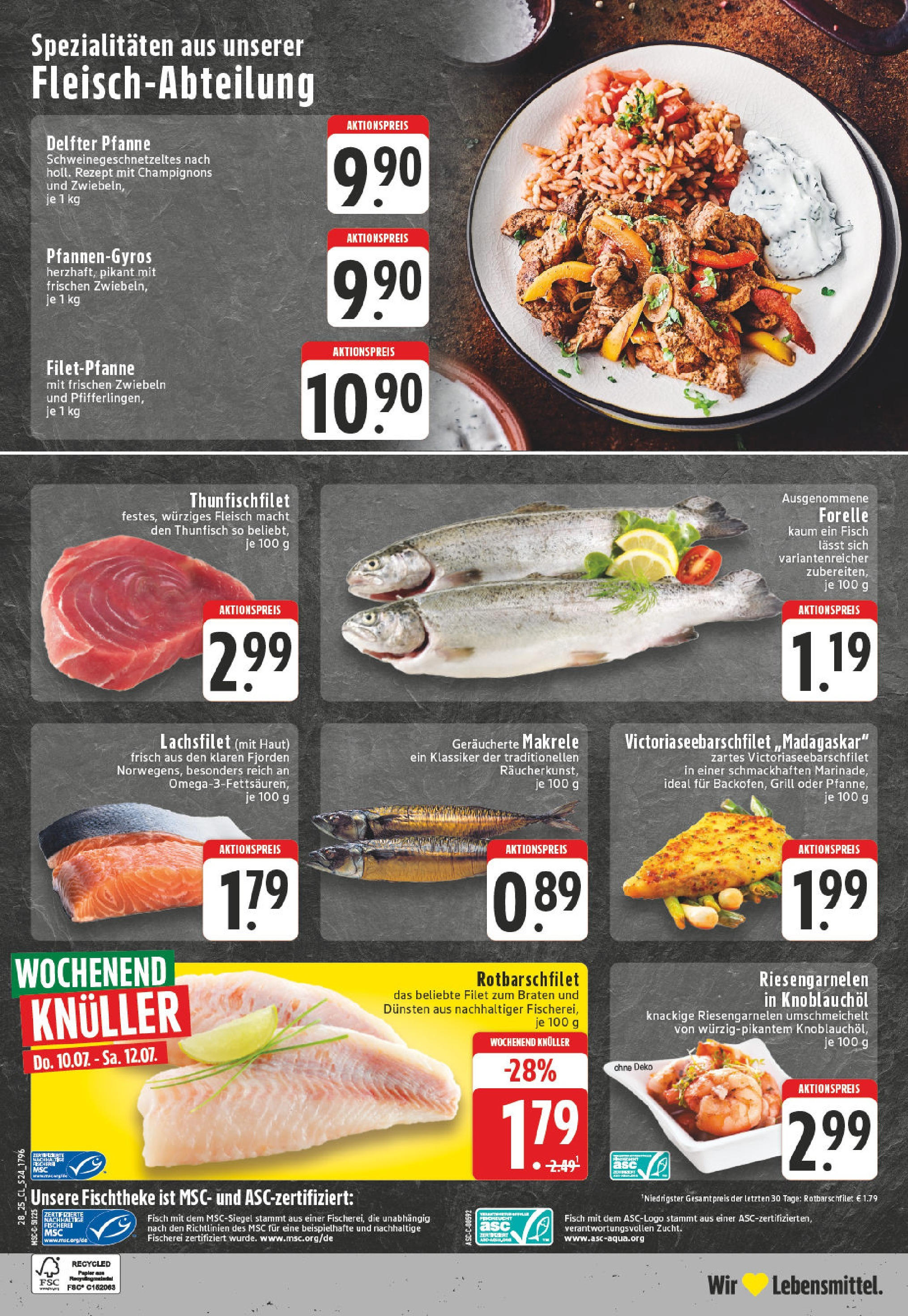 Edeka prospekt Verl	 (ab 06.07.2025) » Angebote Online | Seite: 24 | Produkte: Grill, Thunfisch, Fisch, Zwiebeln