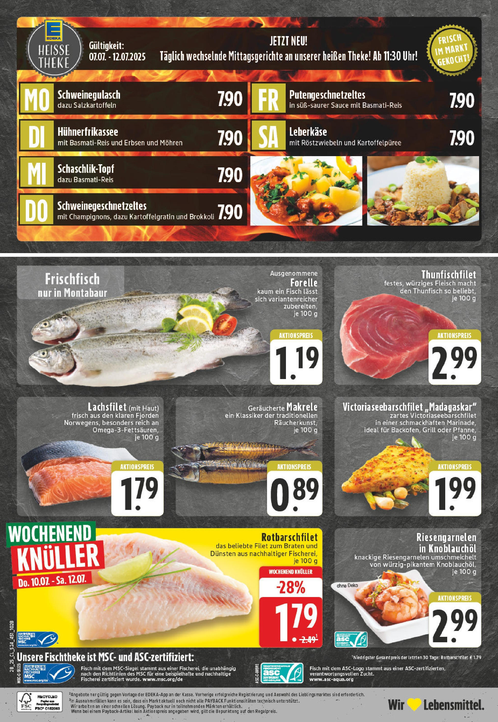 Edeka prospekt Neuwied	 (ab 06.07.2025) » Angebote Online | Seite: 24 | Produkte: Thunfisch, Mohren, Fleisch, Uhr