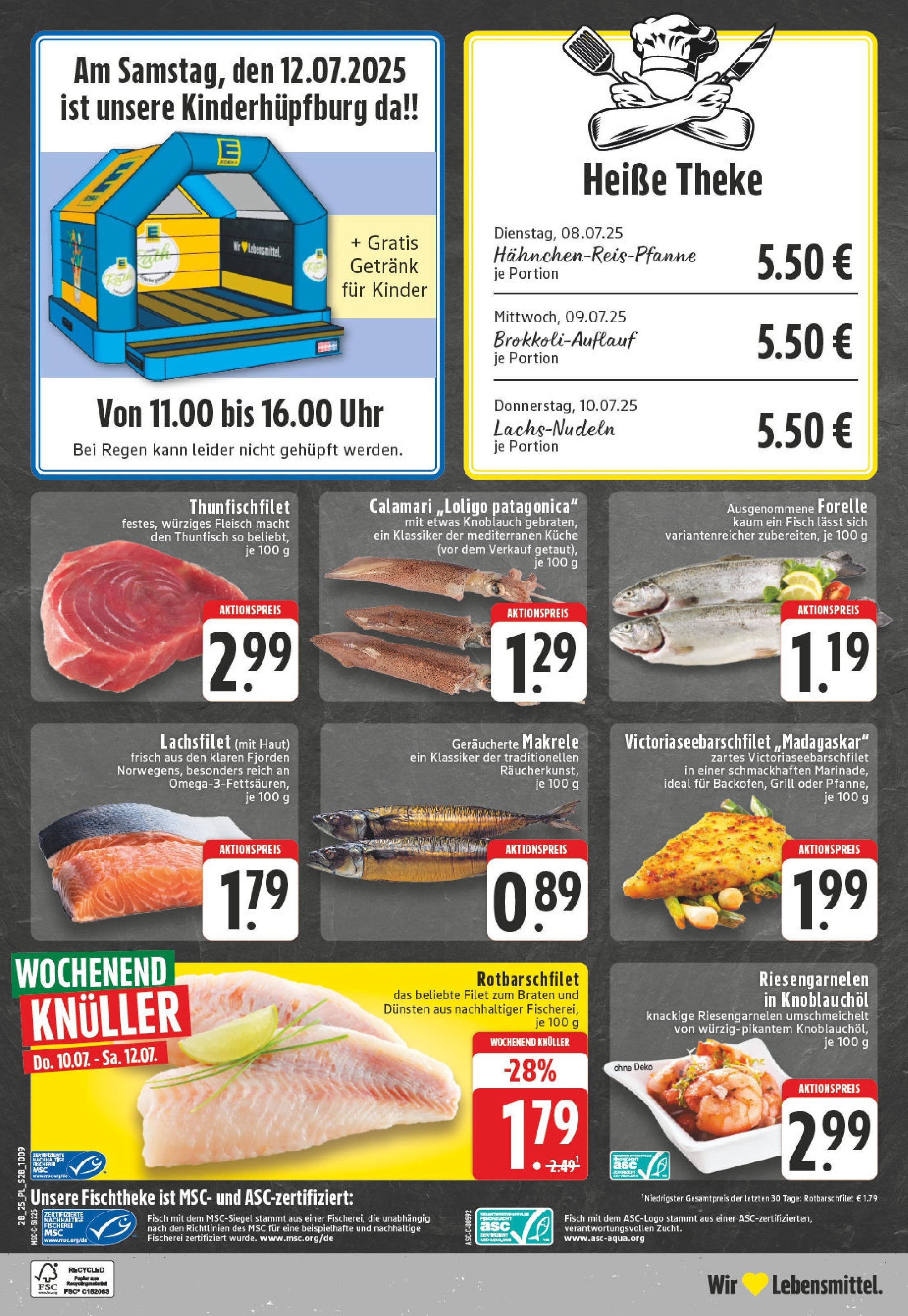 Edeka prospekt Grevenbroich	 (ab 06.07.2025) » Angebote Online | Seite: 28 | Produkte: Grill, Thunfisch, Fisch, Uhr