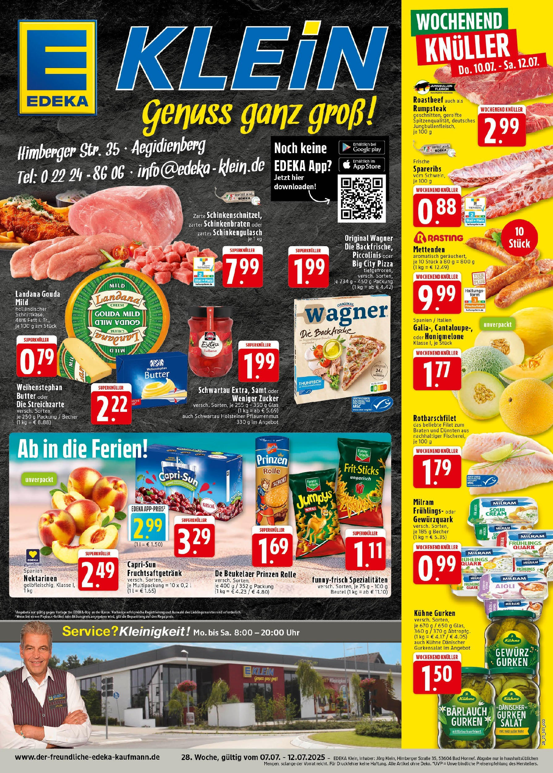 Edeka prospekt Bad Honnef	 (ab 06.07.2025) » Angebote Online | Seite: 1 | Produkte: Quark, Thunfisch, Gouda, Uhr