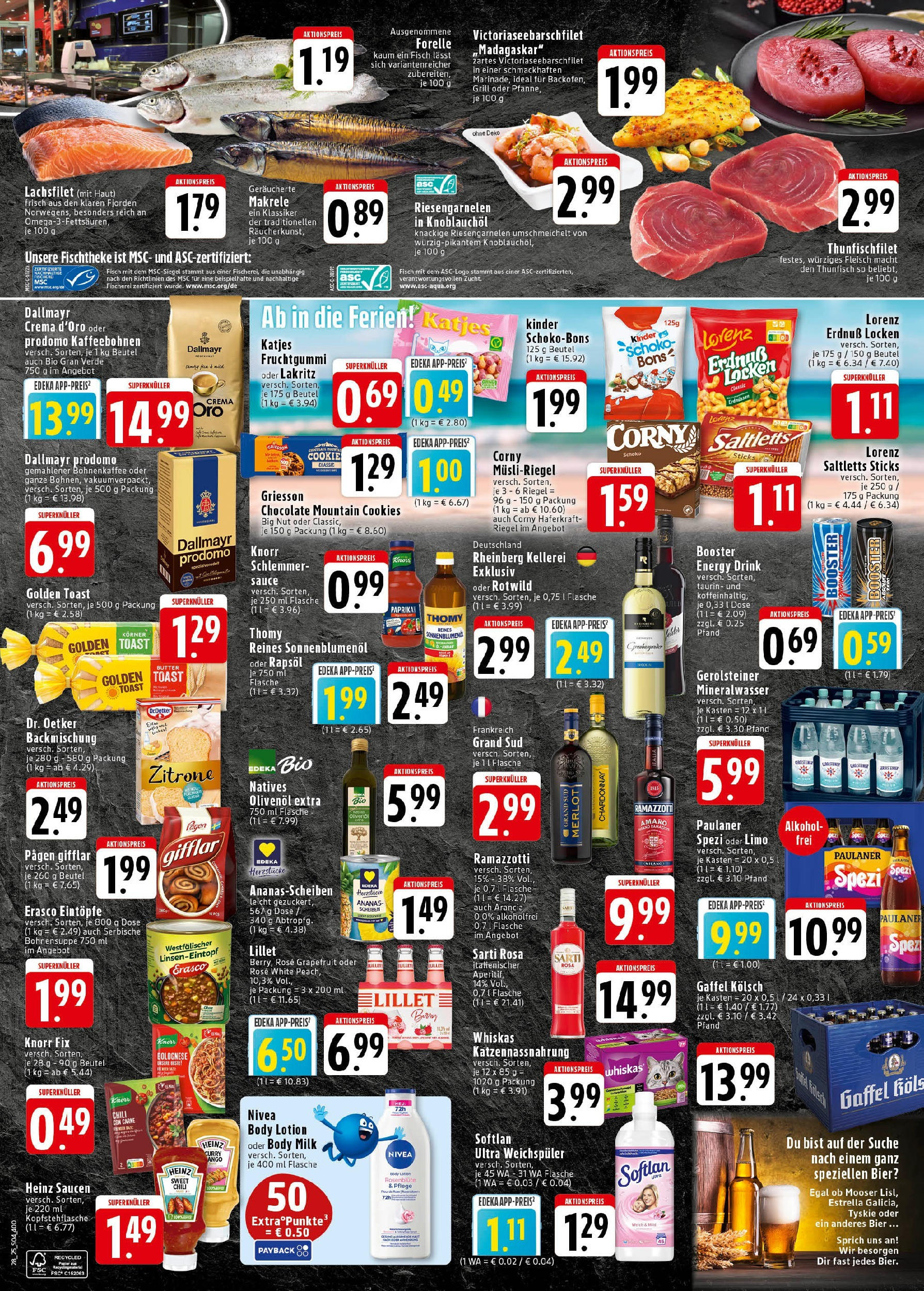 Edeka prospekt Bad Honnef	 (ab 06.07.2025) » Angebote Online | Seite: 4 | Produkte: Tyskie, Toast, Rapsöl, Whiskas
