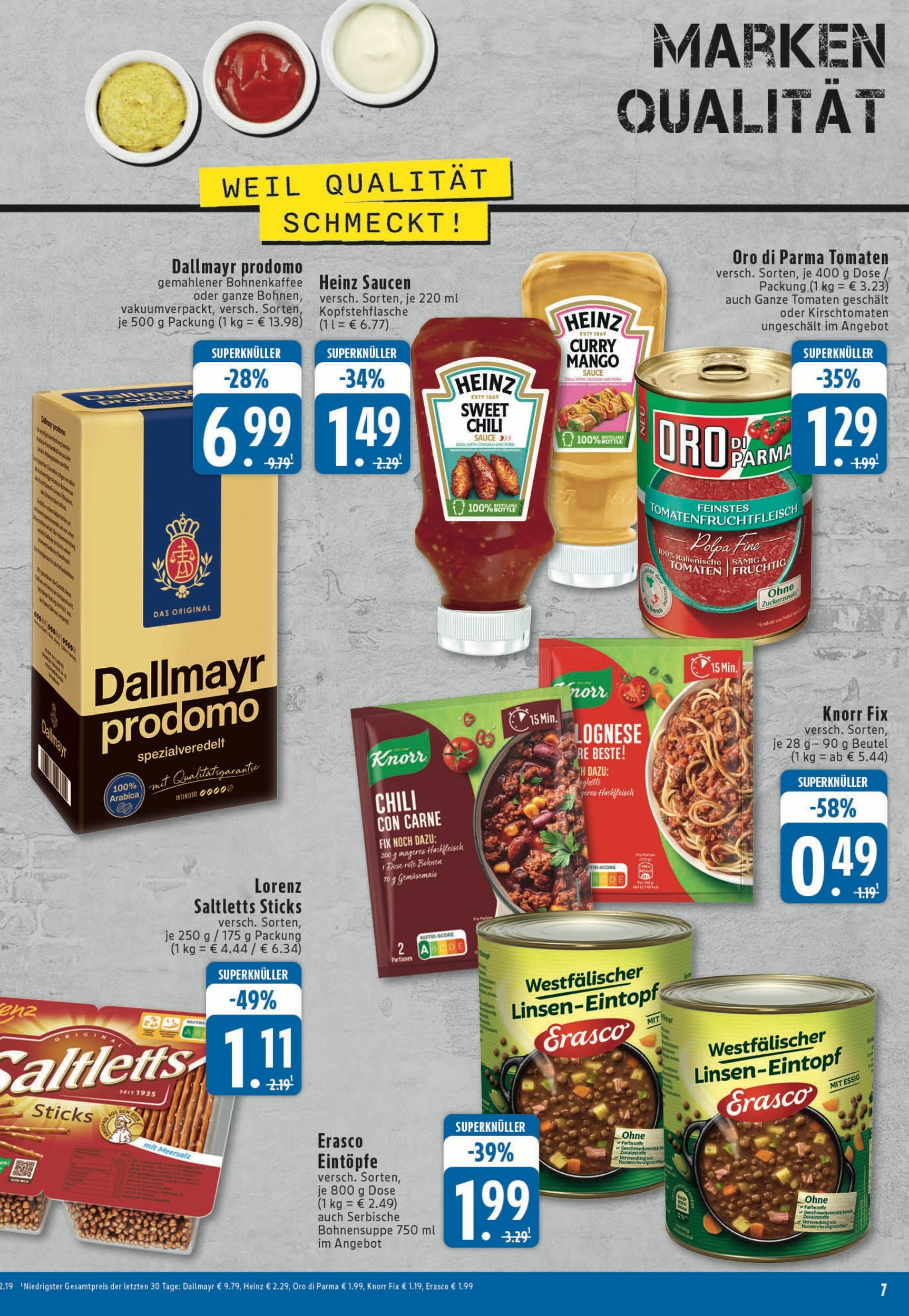 Edeka prospekt Köln	 (ab 06.07.2025) » Angebote Online | Seite: 7 | Produkte: Tomaten, Knorr, Mango, Chili