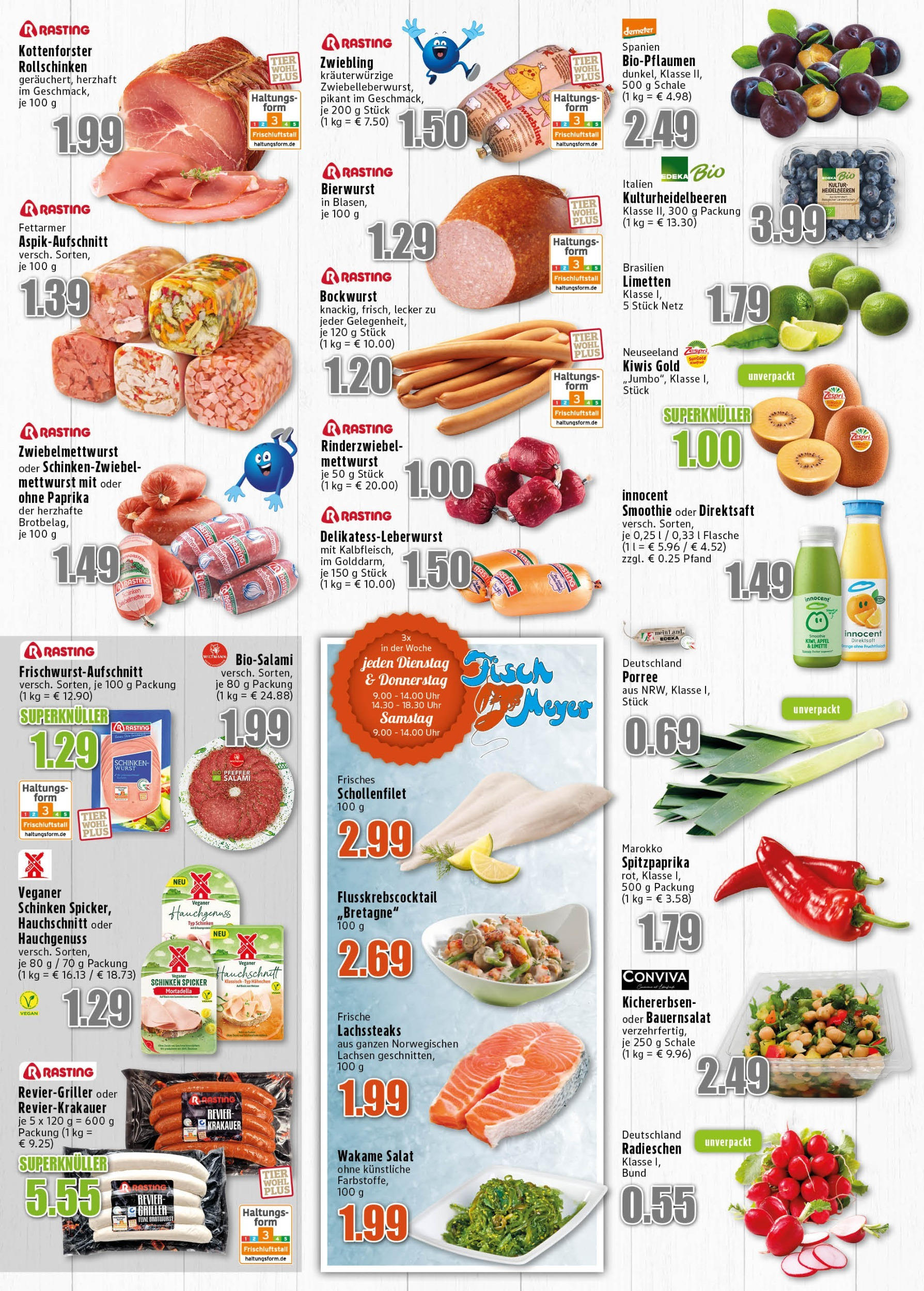 Edeka prospekt Meckenheim	 (ab 06.07.2025) » Angebote Online | Seite: 3 | Produkte: Limette, Schinken, Kiwi, Salat