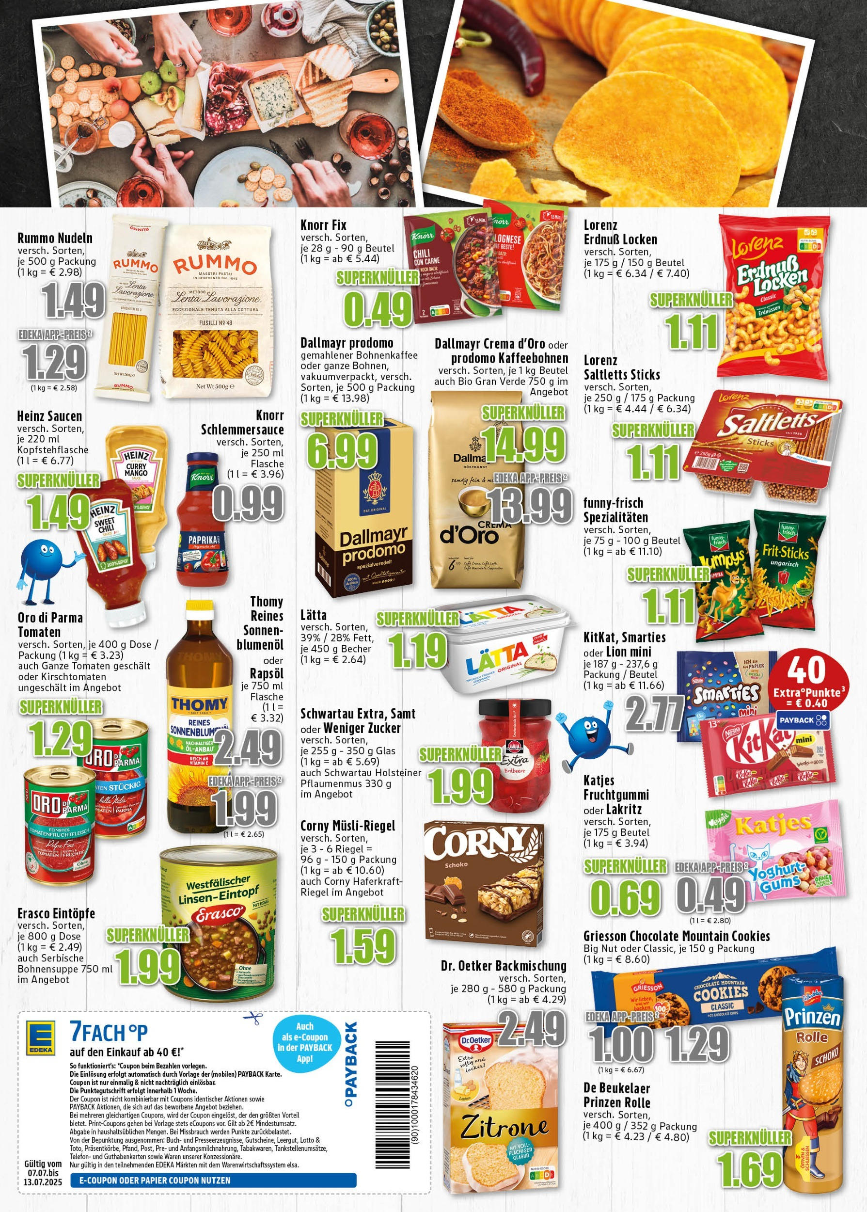 Edeka prospekt Meckenheim	 (ab 06.07.2025) » Angebote Online | Seite: 5 | Produkte: Oro di parma, Dallmayr, Paprika, Nudeln
