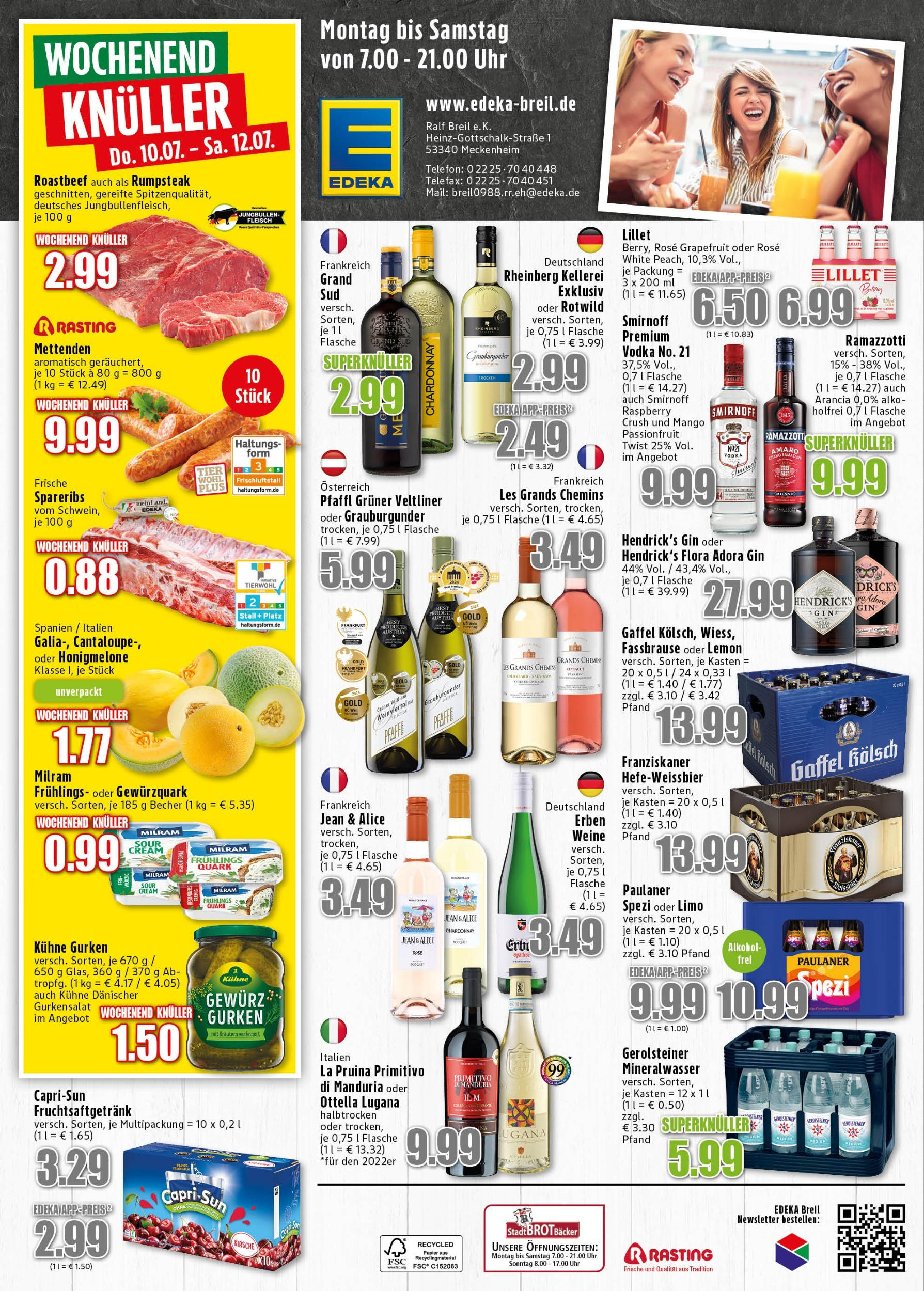 Edeka prospekt Meckenheim	 (ab 06.07.2025) » Angebote Online | Seite: 6 | Produkte: Lillet, Grapefruit, Grand sud, Gurken