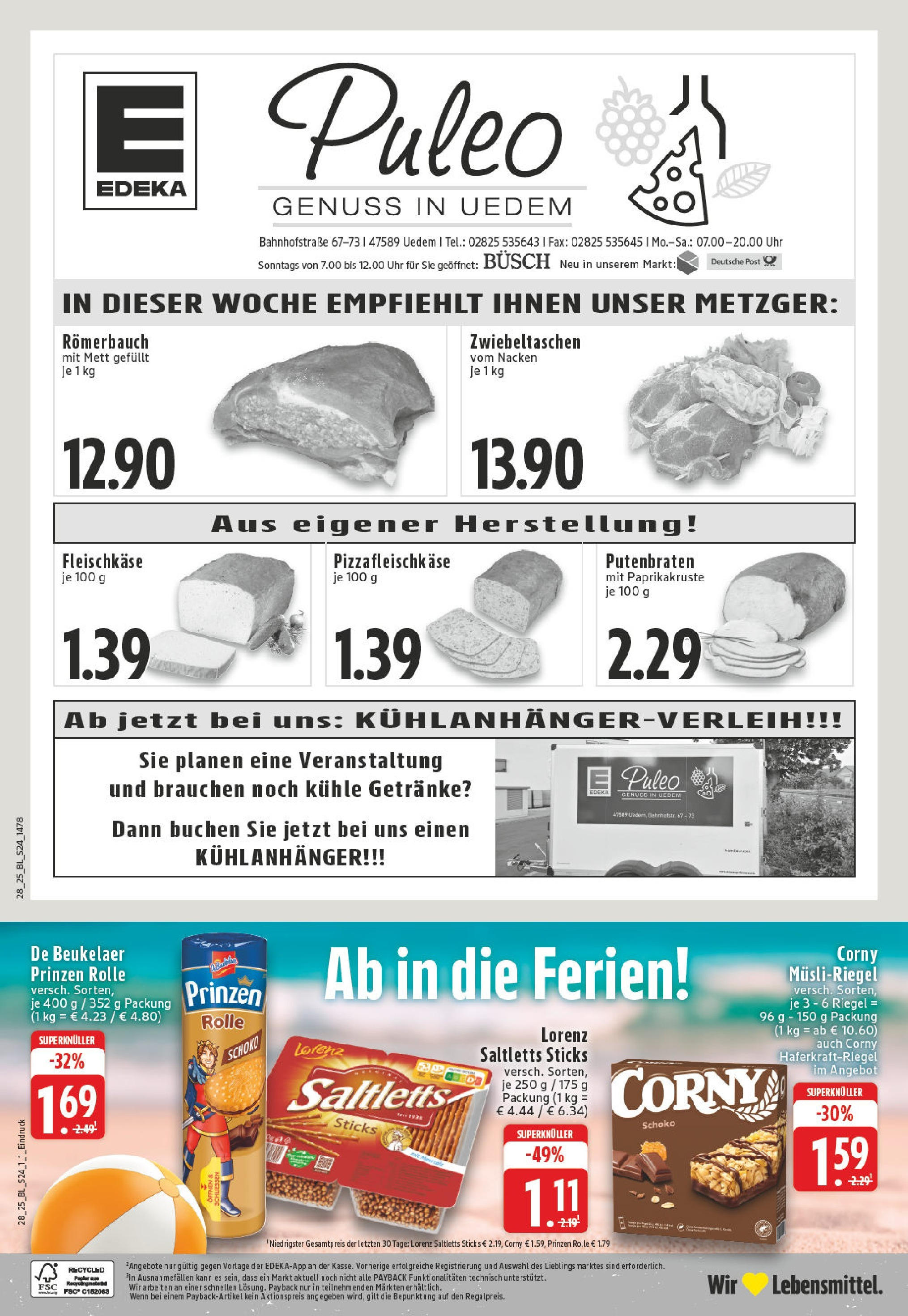 Edeka prospekt Uedem	 (ab 06.07.2025) » Angebote Online | Seite: 24 | Produkte: Uhr