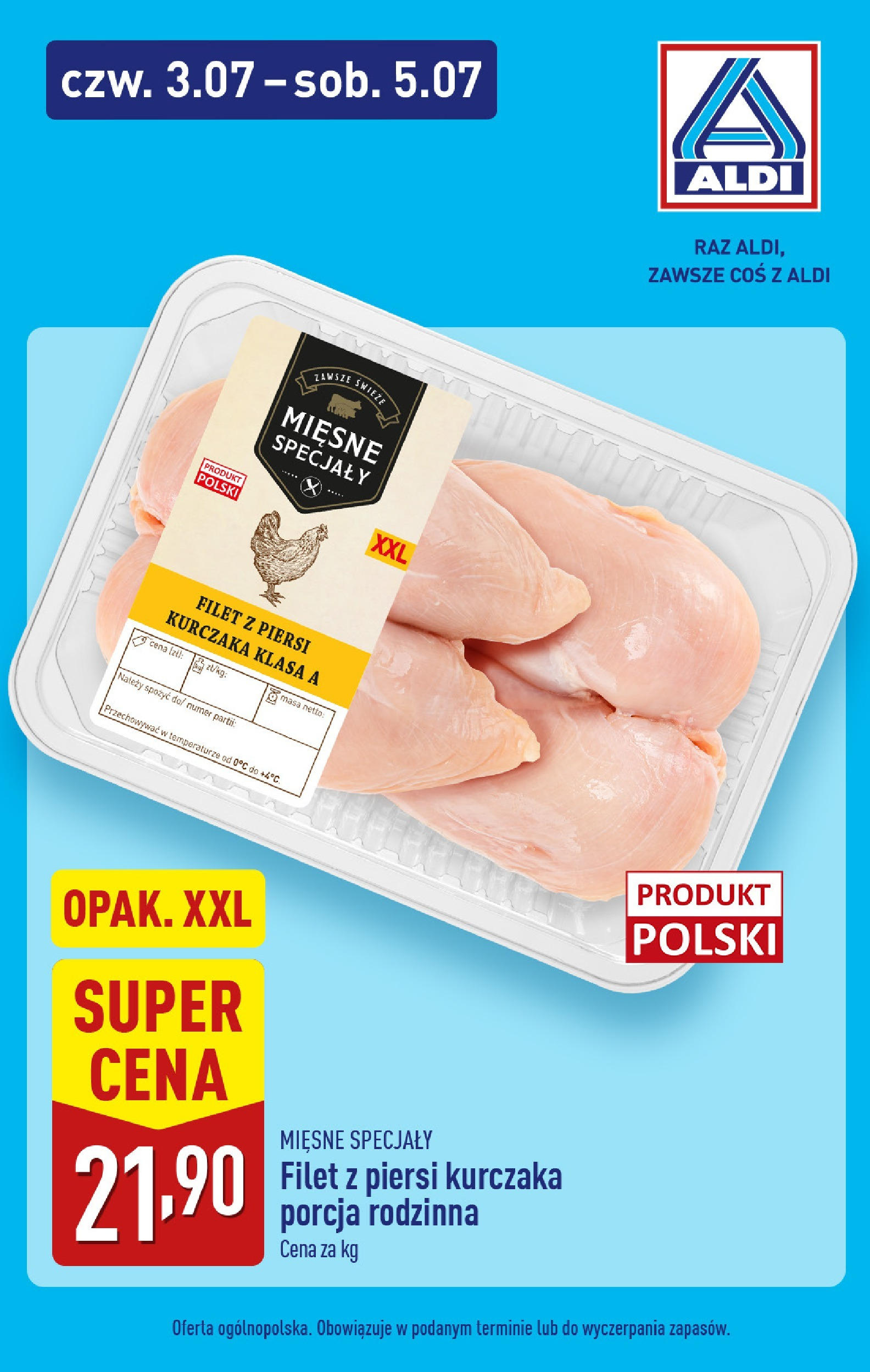 Aldi Gazetka - Promocja weekend od 03.07.2025 - Ulotka PDF, promocje | Strona: 2 | Produkty: Piersi, Filet z piersi kurczaka