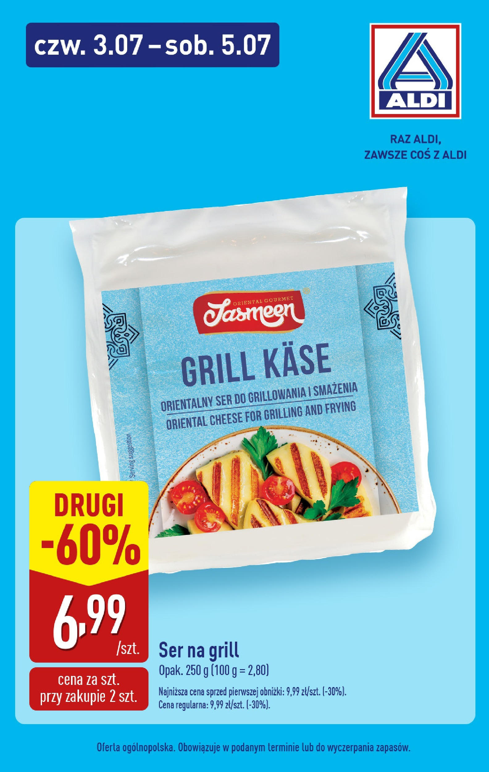 Aldi Gazetka - Promocja weekend od 03.07.2025 - Ulotka PDF, promocje | Strona: 9 | Produkty: Grill, Ser