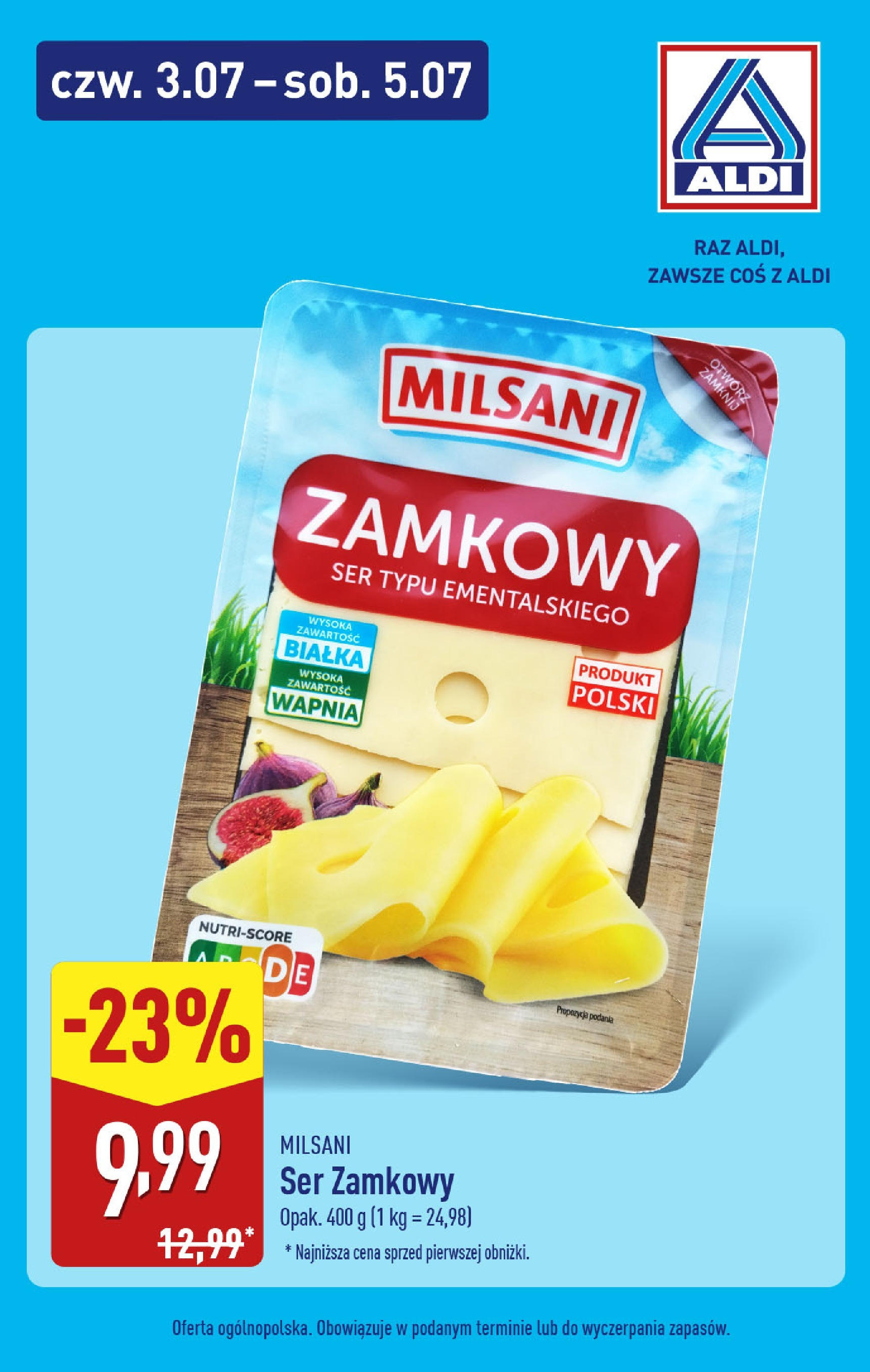 Aldi Gazetka - Promocja weekend super cen od 03.07.2025 - Ulotka PDF, promocje | Strona: 2 | Produkty: Ser