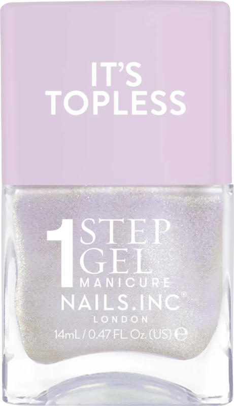 NAILS.INC Gel Nagellack, 1 Step Topless HALLE