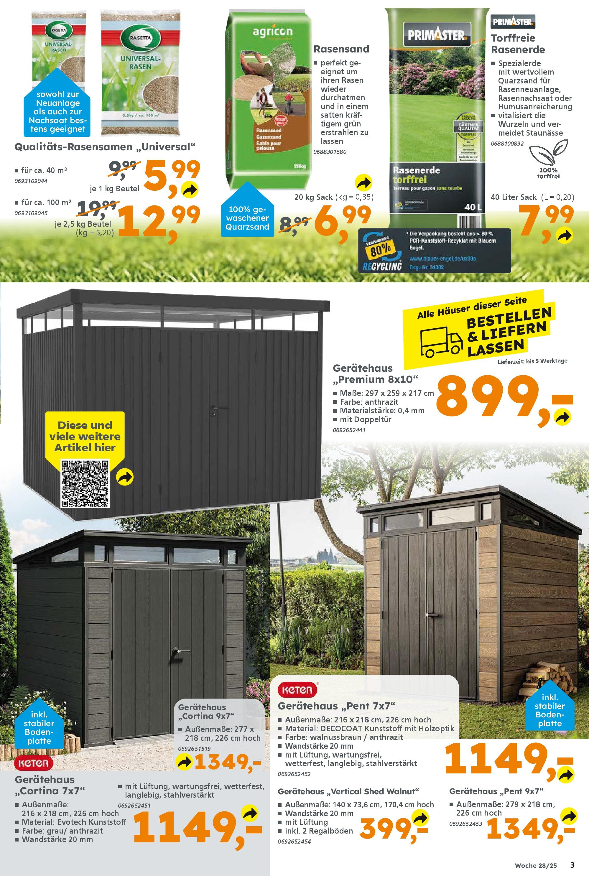 Globus Baumarkt prospekt Homburg	 (ab 06.07.2025) zum Blättern | Seite: 3