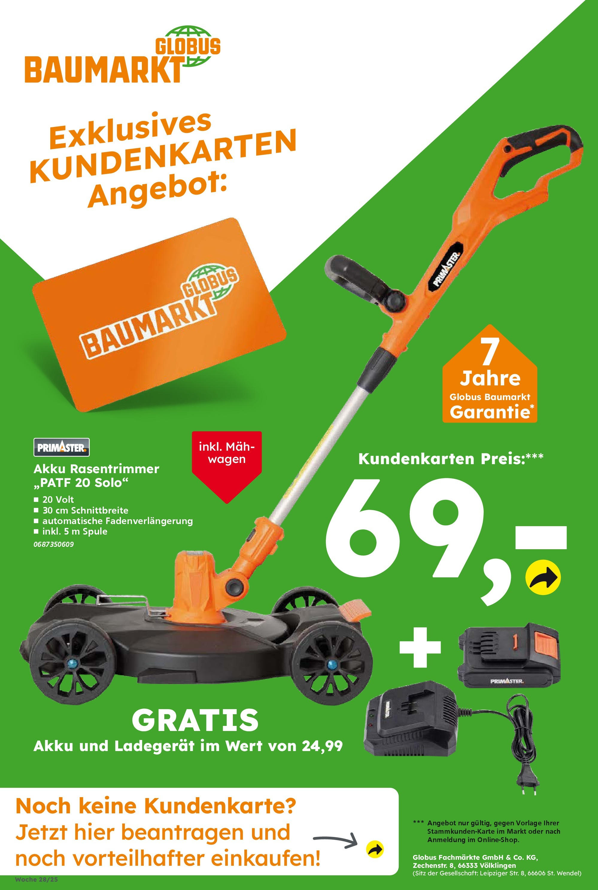 Globus Baumarkt prospekt Homburg	 (ab 06.07.2025) zum Blättern | Seite: 9 | Produkte: Ladegerät