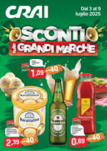 Crai SCONTО Sulle GRANDI MARCHE - al 09.07.2025