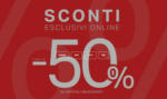 Sconti esclusivi online