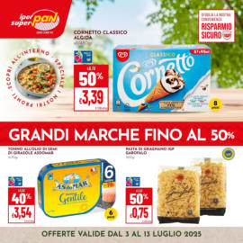 Grandi marche fino al 50%
