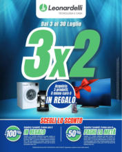 3X2 - Prendi 3 paghi 2!