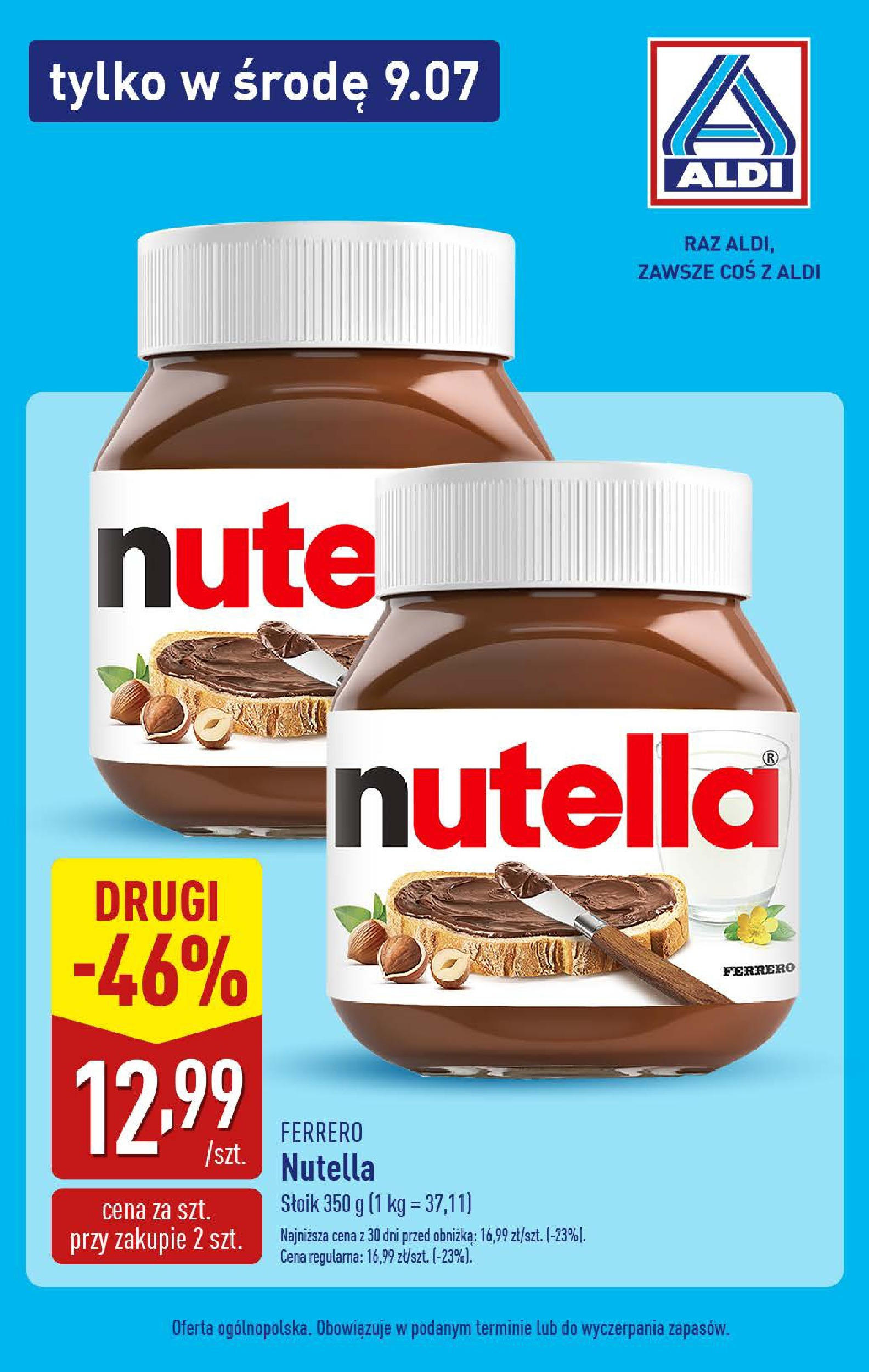 Aldi Super Środa od 09.07.2025 - Nowa Gazetka - Numer strony 1
