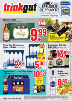 Trinkgut prospekt Weissach Im Tal	 gültig ab dem 06.07.2025