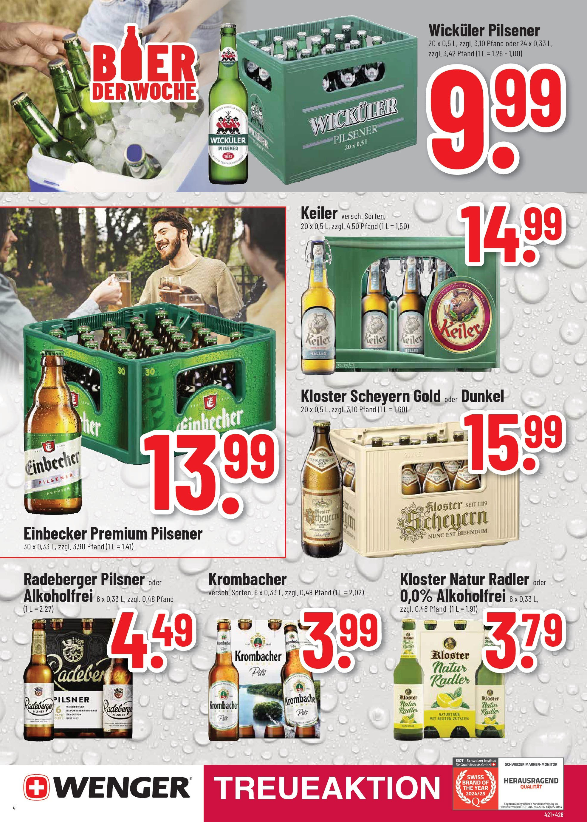 Trinkgut prospekt Idstein	 (ab 06.07.2025) » Angebote online | Seite: 4 | Produkte: Top, Radler, Krombacher, Radeberger pilsner