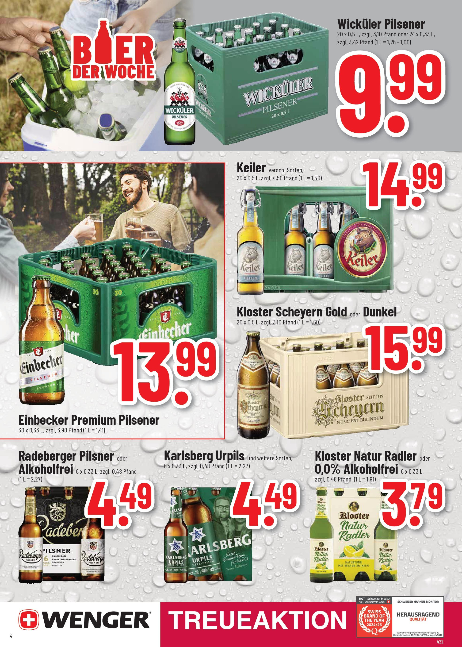 Trinkgut prospekt Dillingen	 (ab 06.07.2025) » Angebote online | Seite: 4 | Produkte: Top, Radler, Radeberger pilsner
