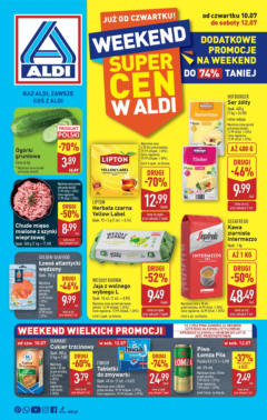 Pogląd oferty "Aldi Gazetka - Okazje na weekend" - ważna od 10.07.2025