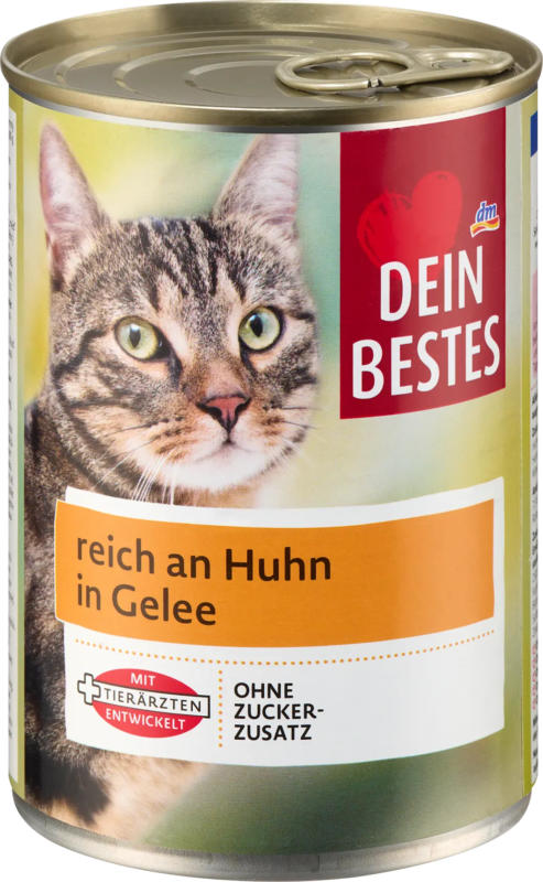 Dein Bestes Nassfutter Katze reich an Huhn in Gelee