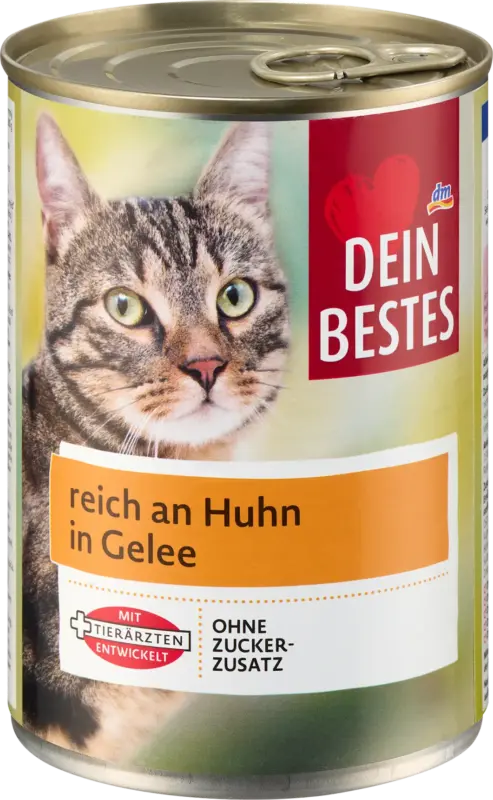 Dein Bestes Nassfutter Katze reich an Huhn in Gelee