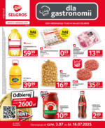 Oferta dla gastronomii Selgros – do 16.07.2025