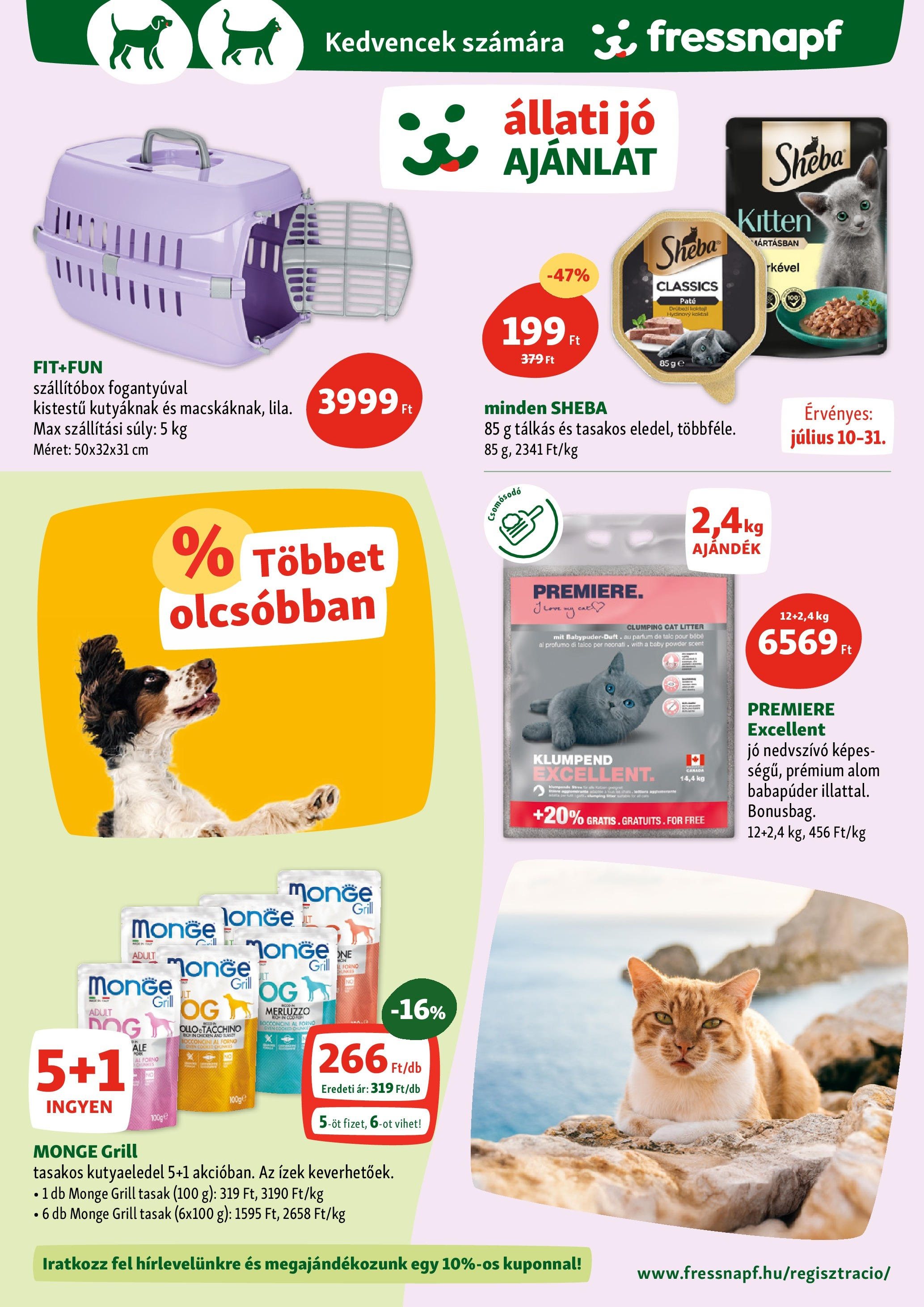 Fressnapf - Fressnapf újság érvényessége 2025.07.16-ig - 2025.07.06. -tól/töl > akció, lapozható szórólap 🛍️ | Oldal: 2 | Termékek: Grill, Kutyaeledel, Parfüm