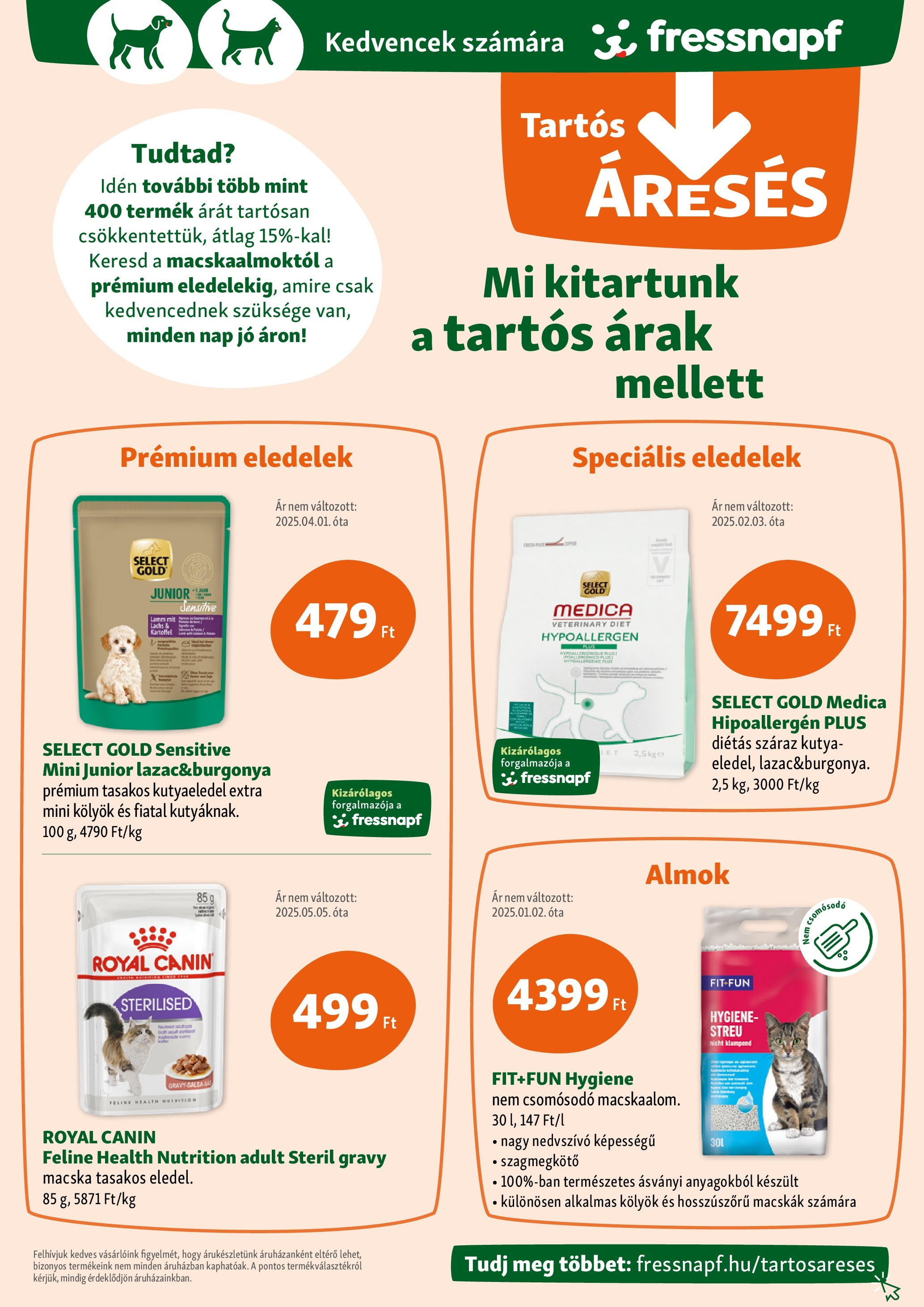 Fressnapf - Fressnapf újság érvényessége 2025.07.16-ig - 2025.07.06. -tól/töl > akció, lapozható szórólap 🛍️ | Oldal: 3 | Termékek: Kutyaeledel