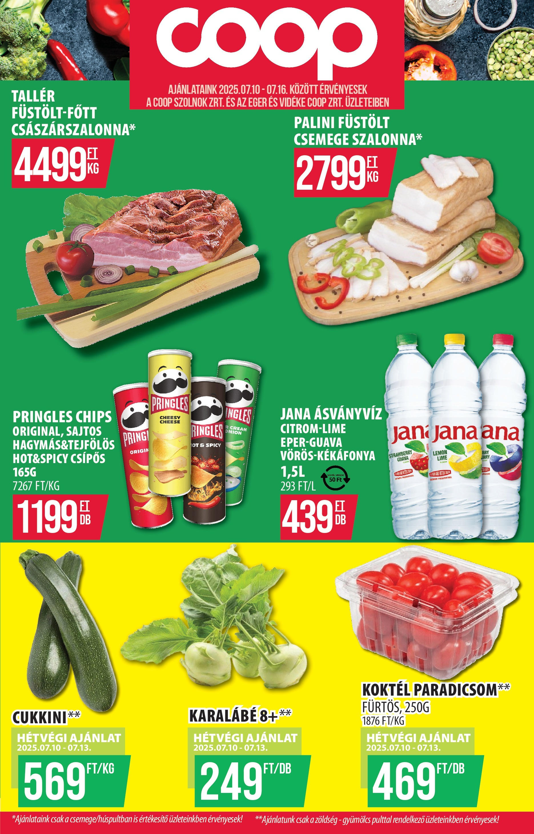 COOP Szolnok Akciós újság - 2025.07.10. -tól/töl > akció, lapozható szórólap 🛍️ | Oldal: 1