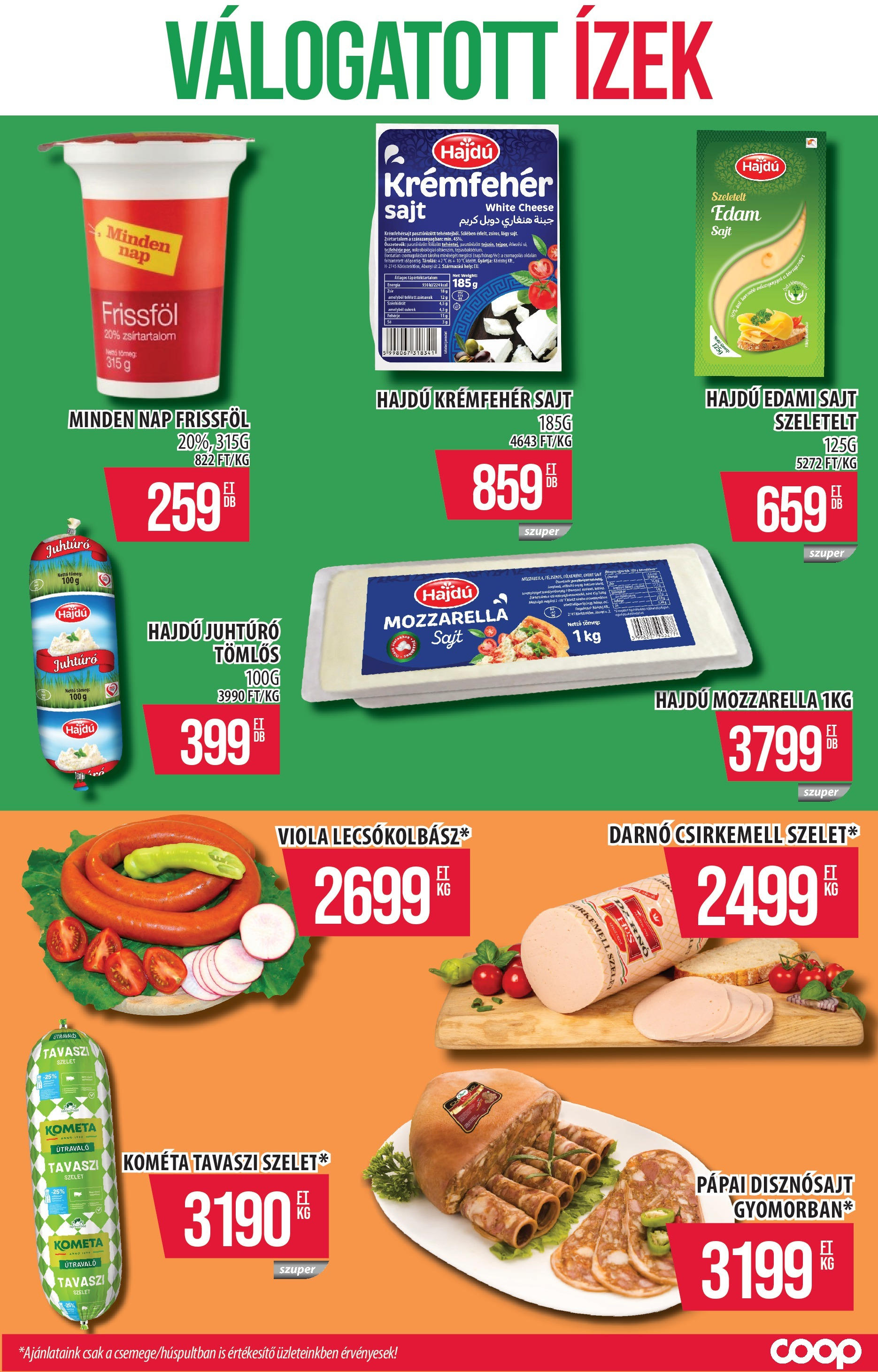 COOP Szolnok Akciós újság - 2025.07.10. -tól/töl > akció, lapozható szórólap 🛍️ | Oldal: 3