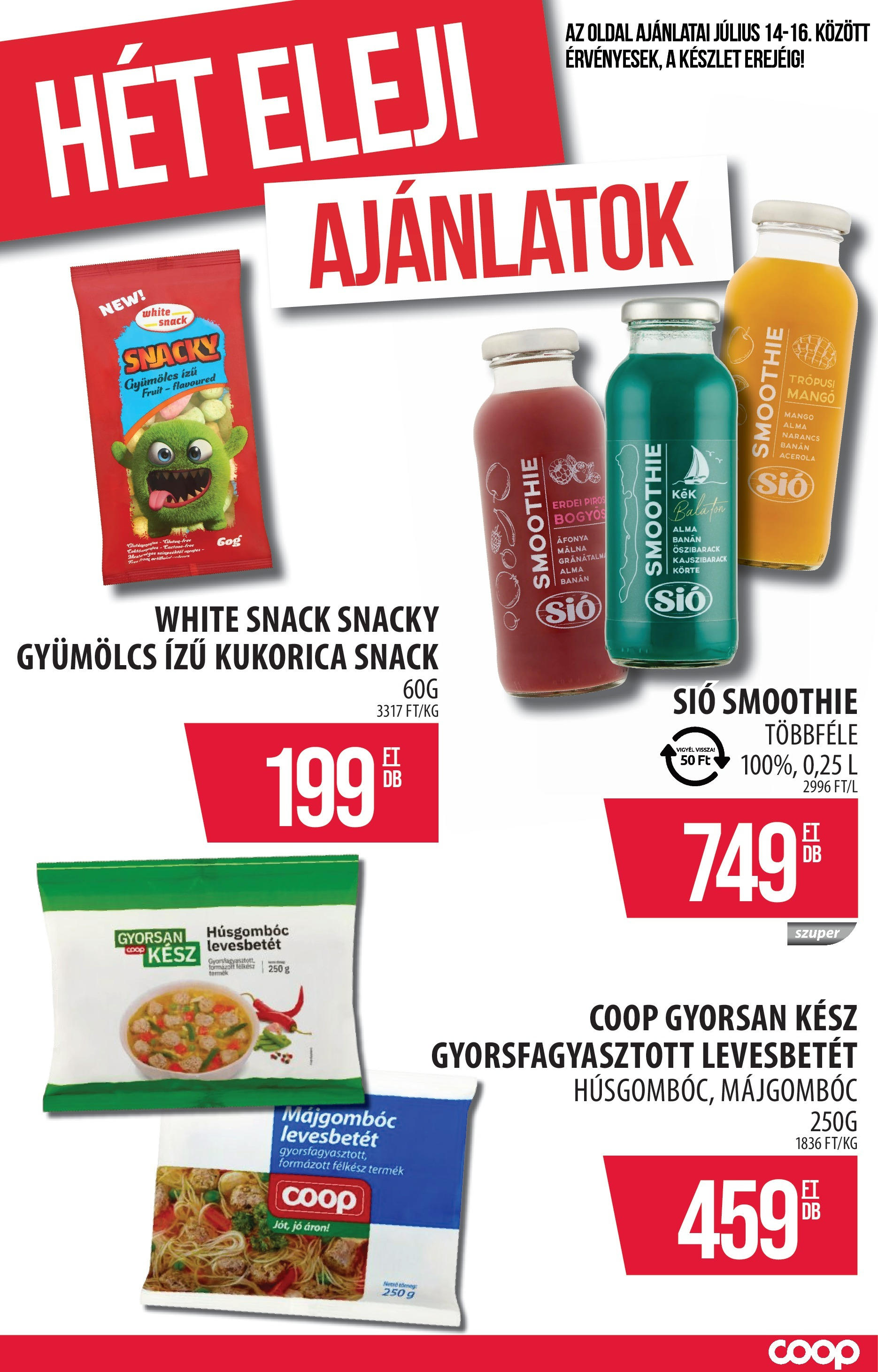 COOP Szolnok Akciós újság - 2025.07.10. -tól/töl > akció, lapozható szórólap 🛍️ | Oldal: 4
